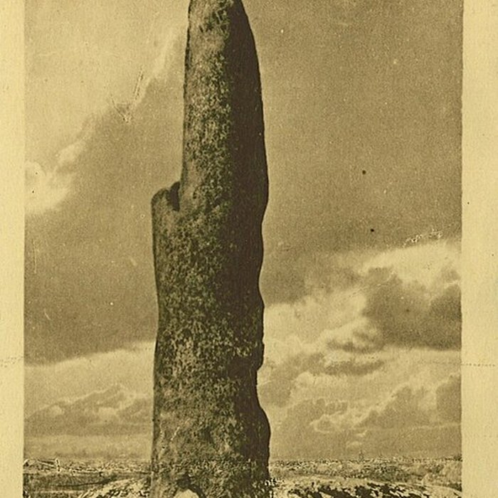 Photo de Menhir de Men Marz à Brignogan-Plages
