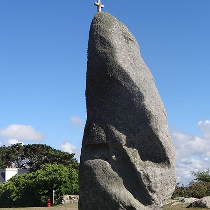 Photo de Menhir de Men Marz à Brignogan-Plages