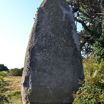 Menhir de Men Marz à Brignogan-Plages