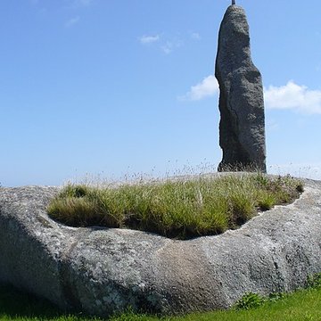 Menhir de Men Marz à Brignogan-Plages