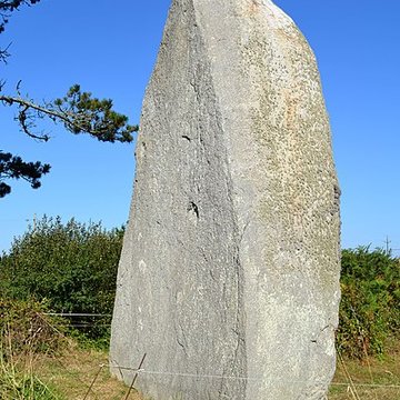 Menhir de Men Marz à Brignogan-Plages