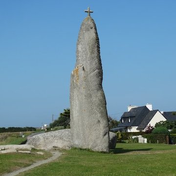Menhir de Men Marz à Brignogan-Plages
