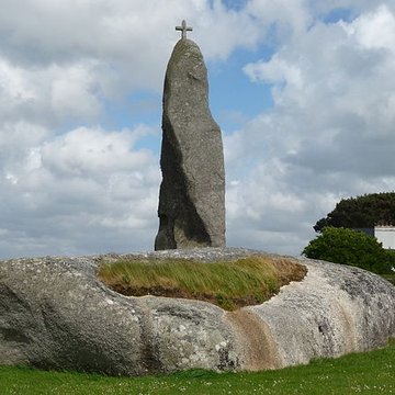 Menhir de Men Marz à Brignogan-Plages