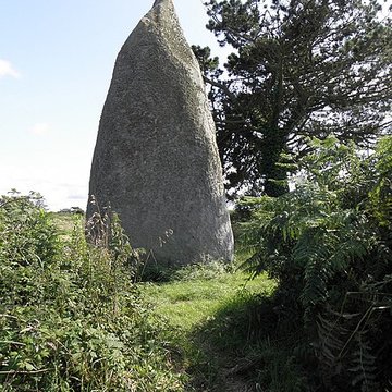 Menhir de Men Marz à Brignogan-Plages