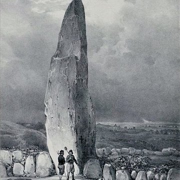 Menhir de Men Marz à Brignogan-Plages
