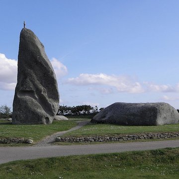 Menhir de Men Marz à Brignogan-Plages