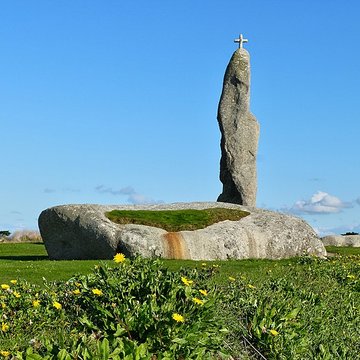 Menhir de Men Marz à Brignogan-Plages