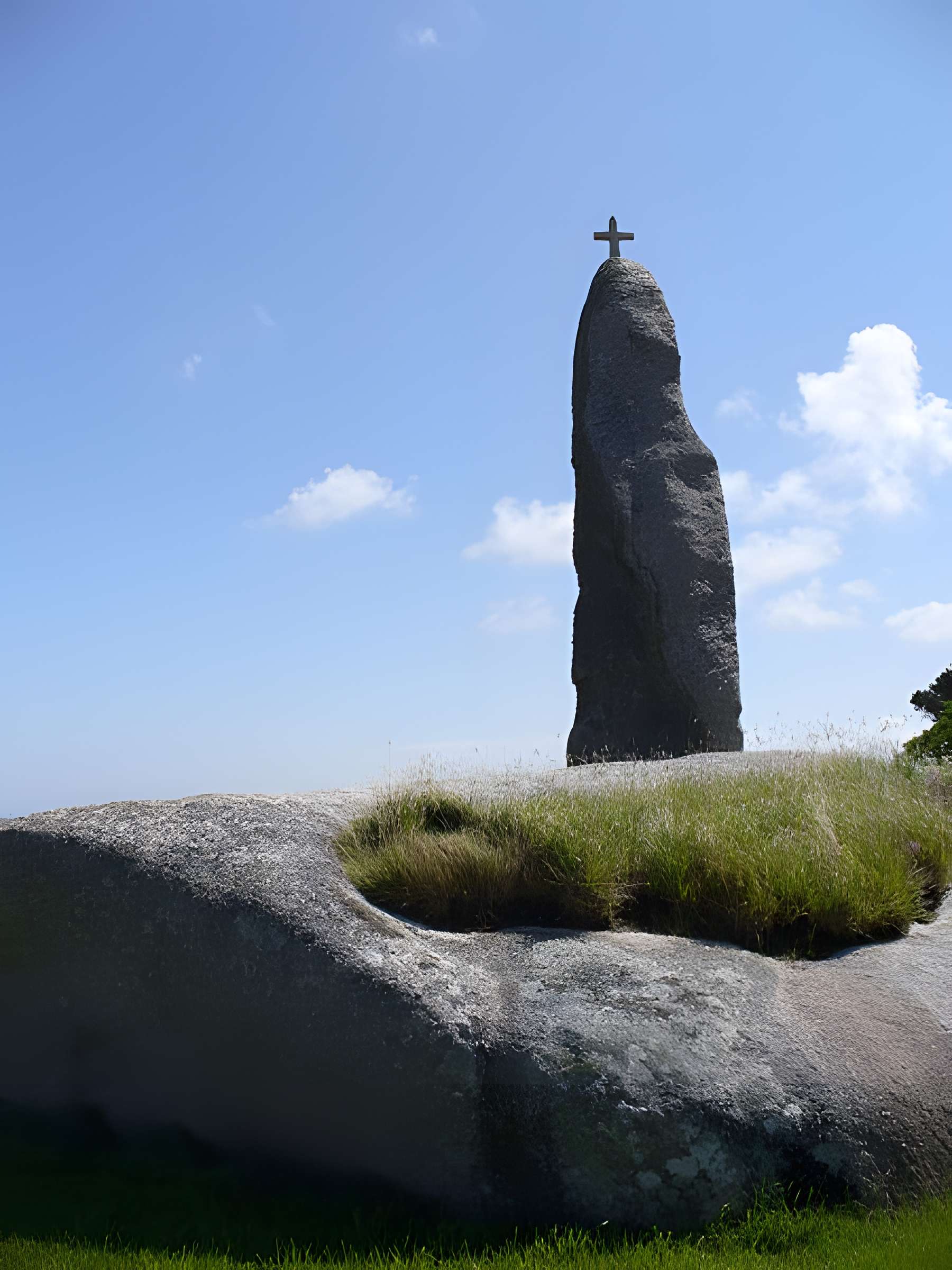 Menhir de Men Marz à Brignogan-Plages 