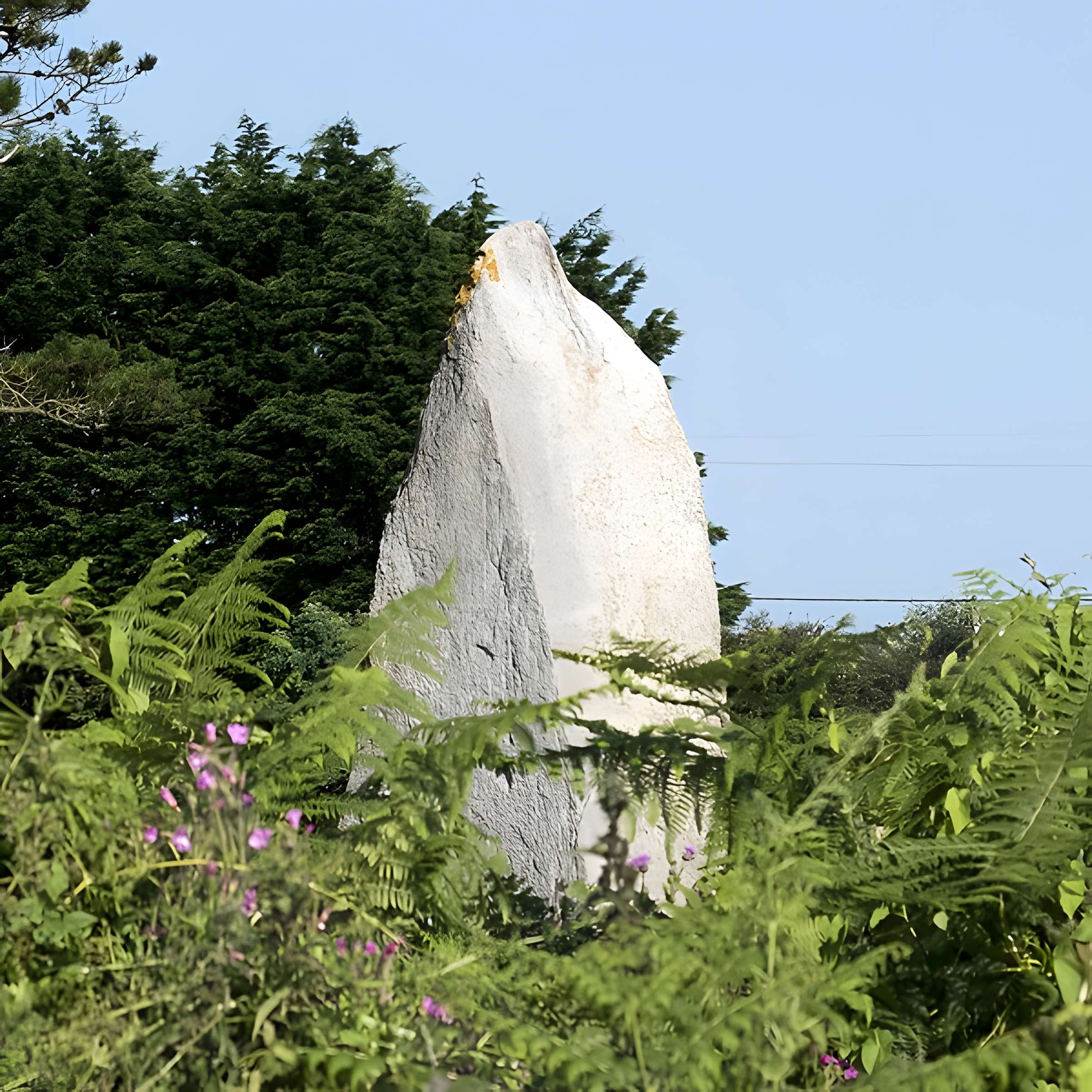 Menhir de Men Marz à Brignogan-Plages