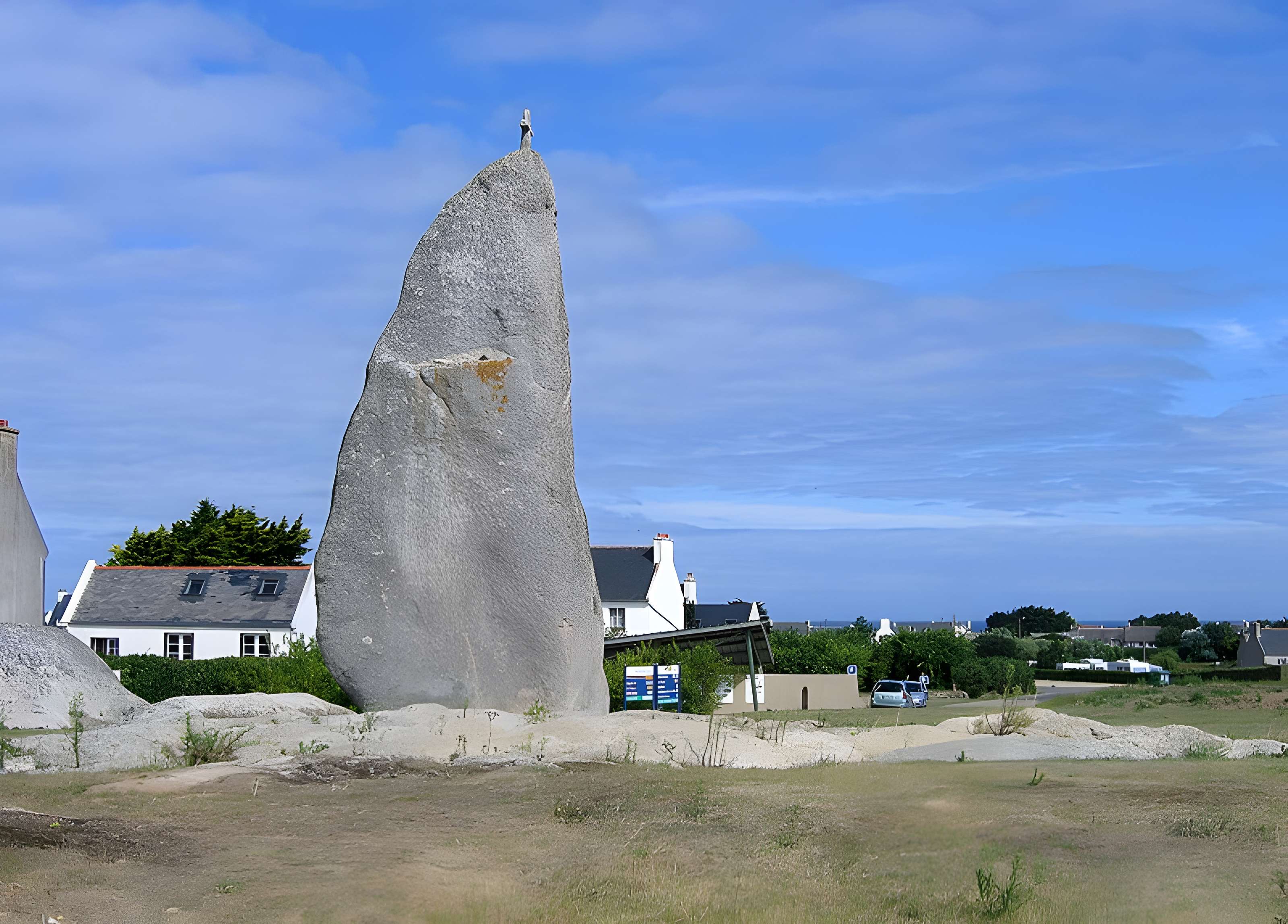Menhir de Men Marz à Brignogan-Plages