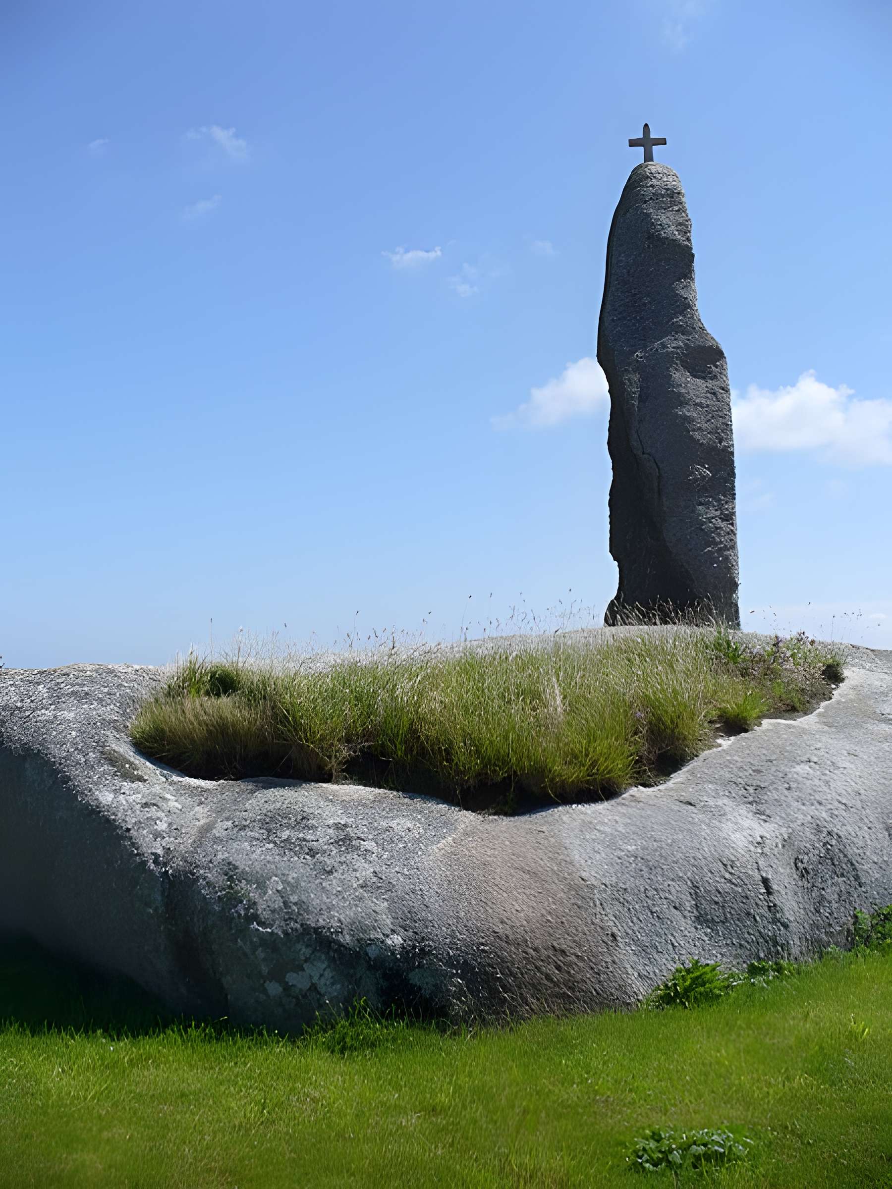 Menhir de Men Marz à Brignogan-Plages