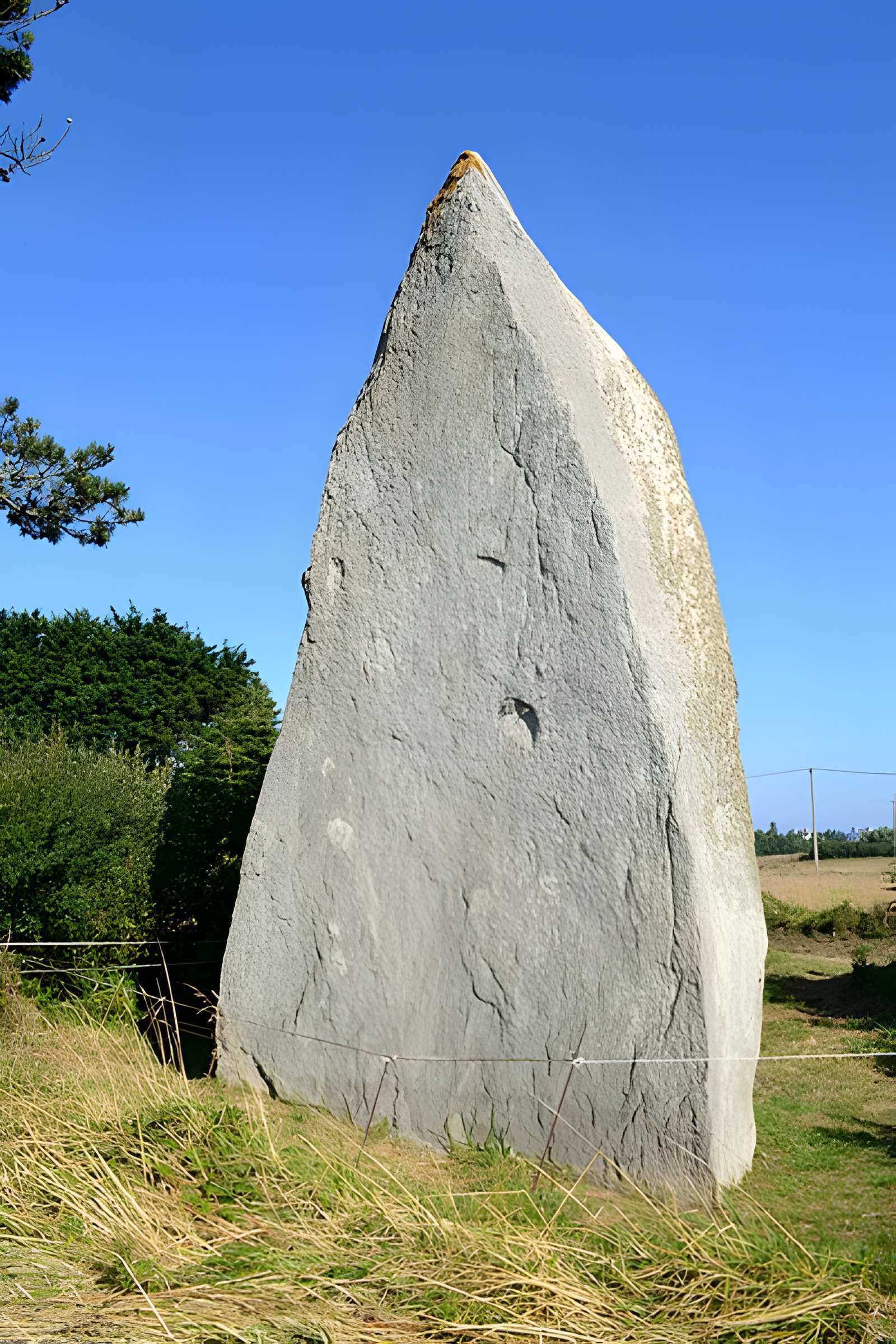 Menhir de Men Marz à Brignogan-Plages