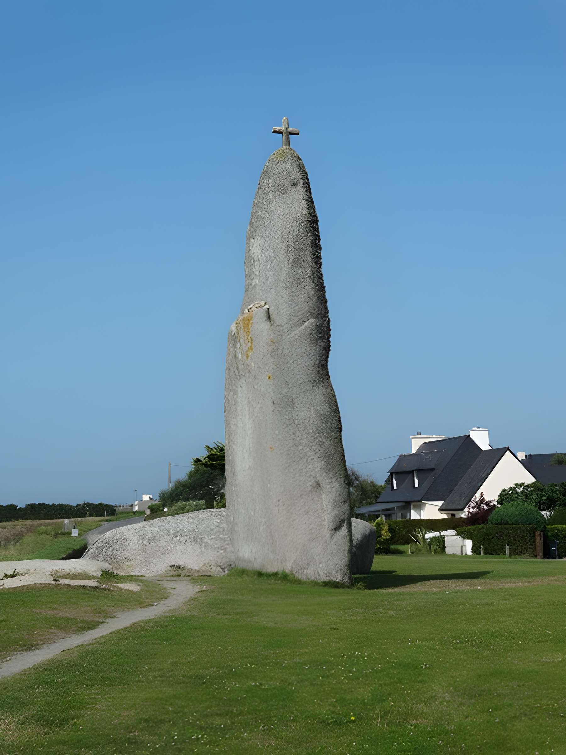 Menhir de Men Marz à Brignogan-Plages