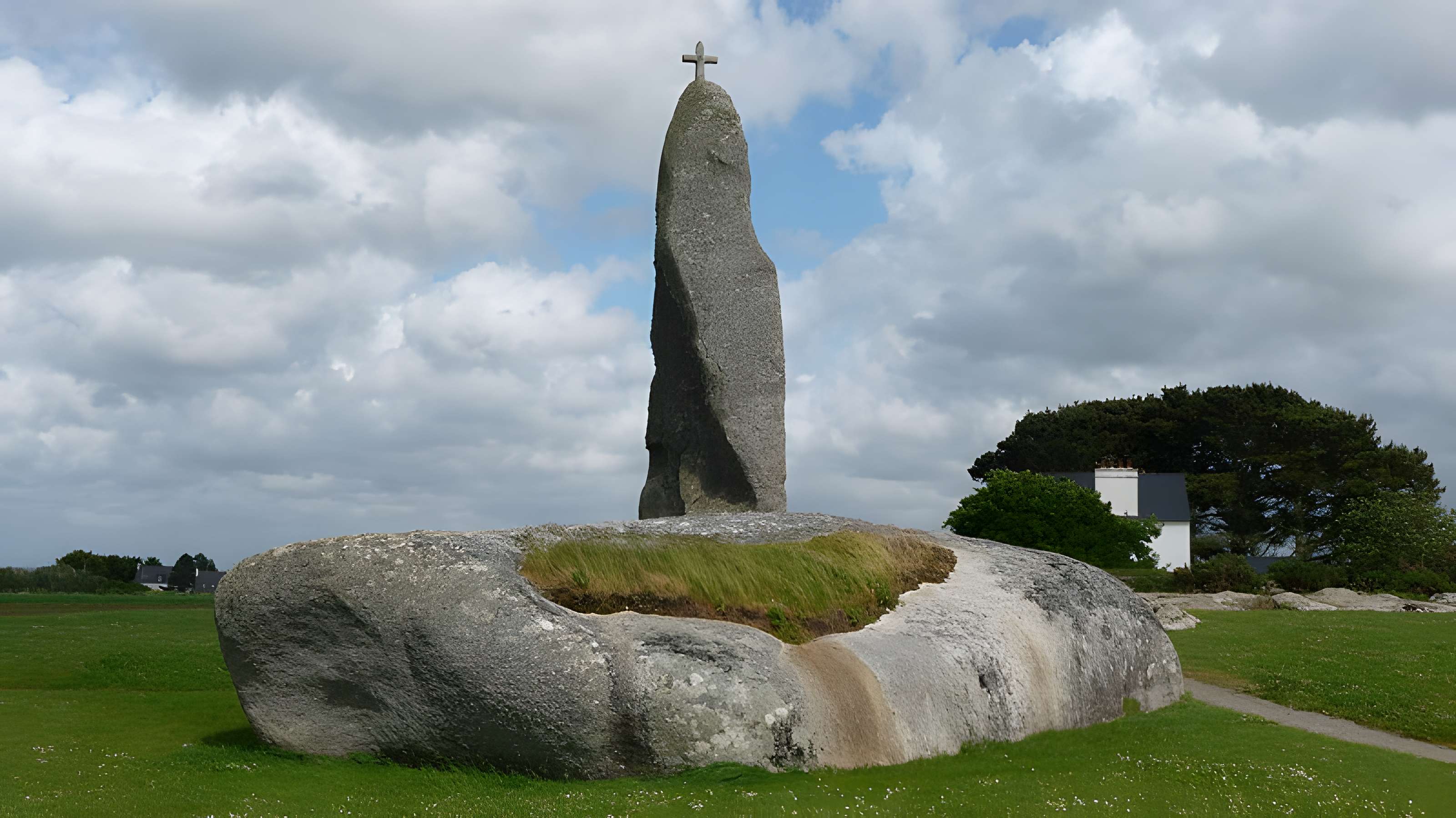 Menhir de Men Marz à Brignogan-Plages
