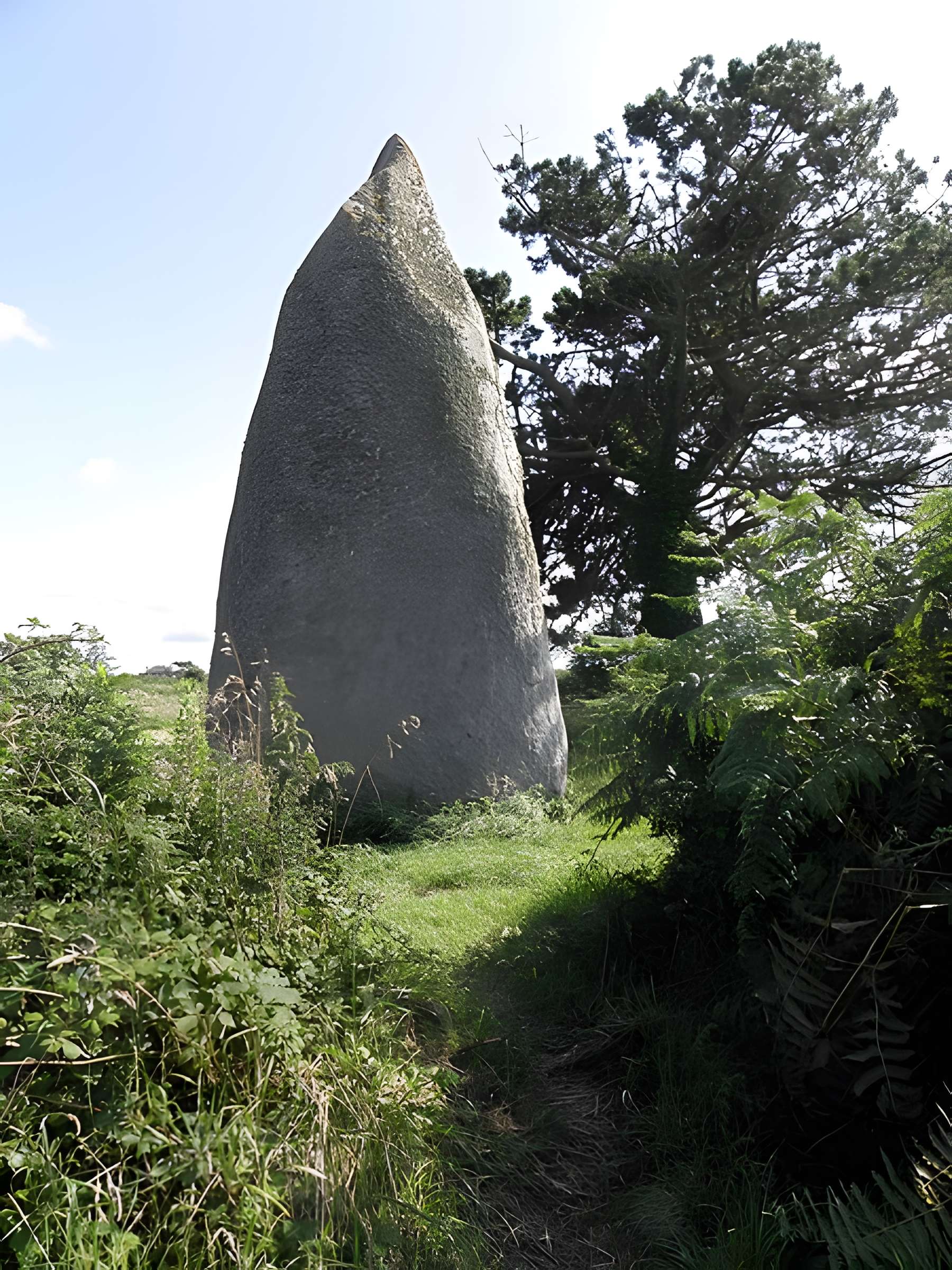 Menhir de Men Marz à Brignogan-Plages