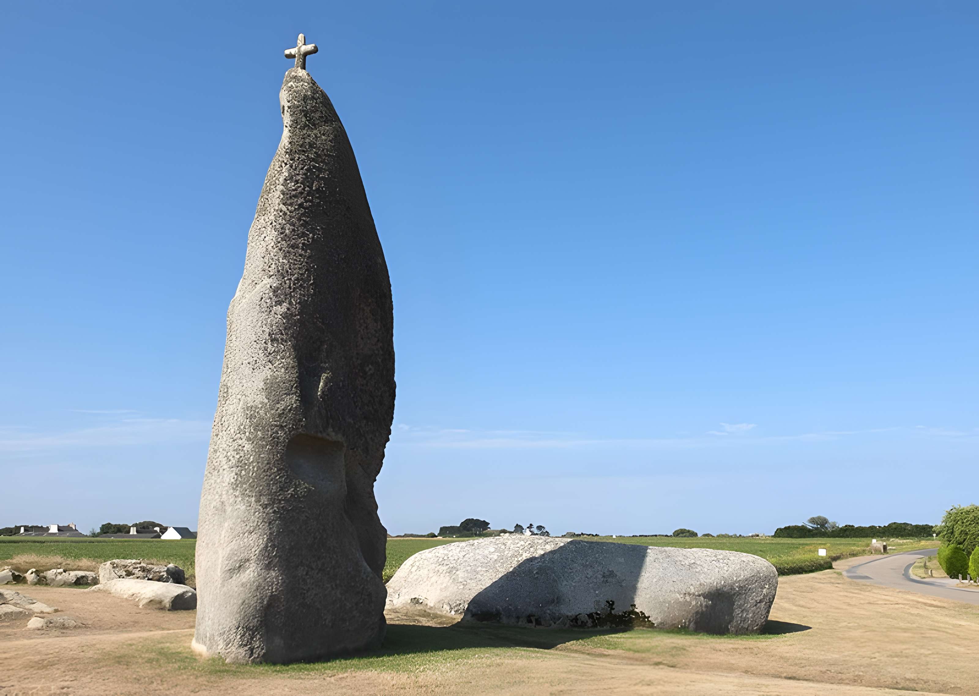 Menhir de Men Marz à Brignogan-Plages