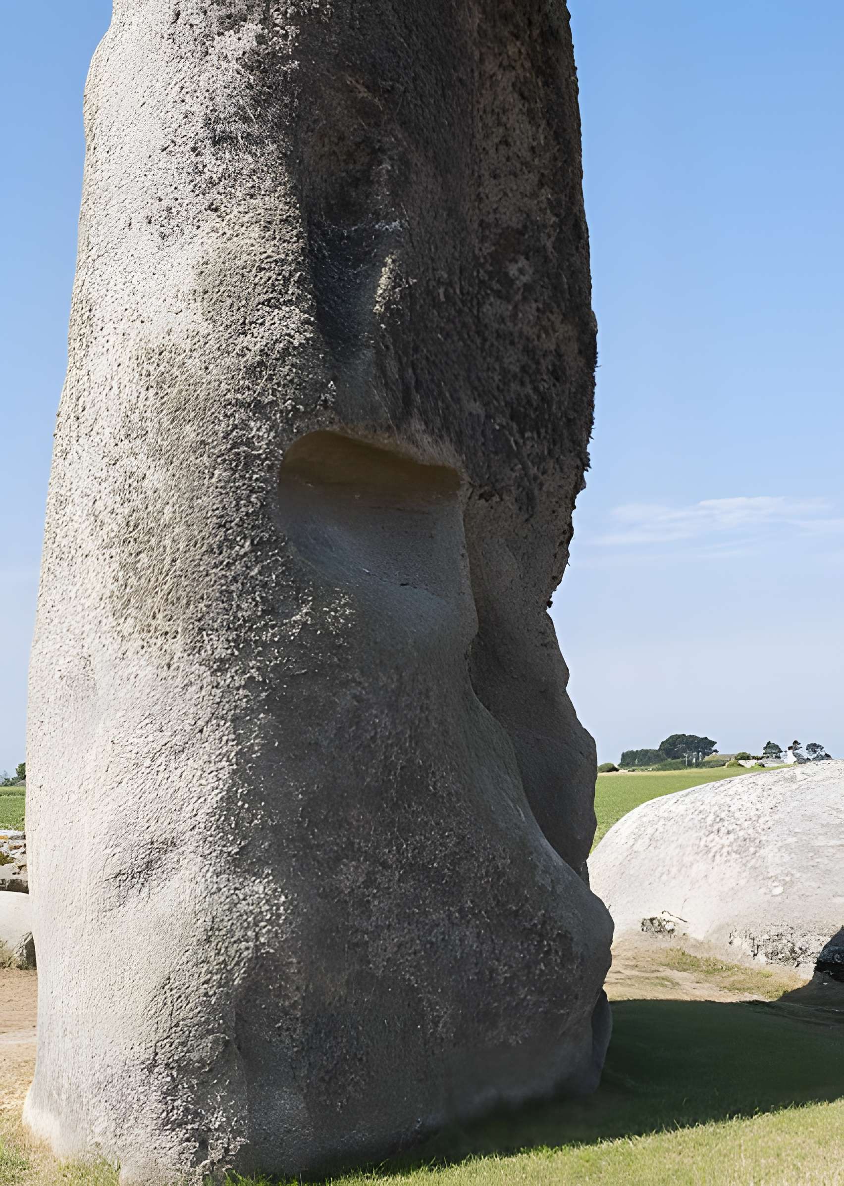 Menhir de Men Marz à Brignogan-Plages