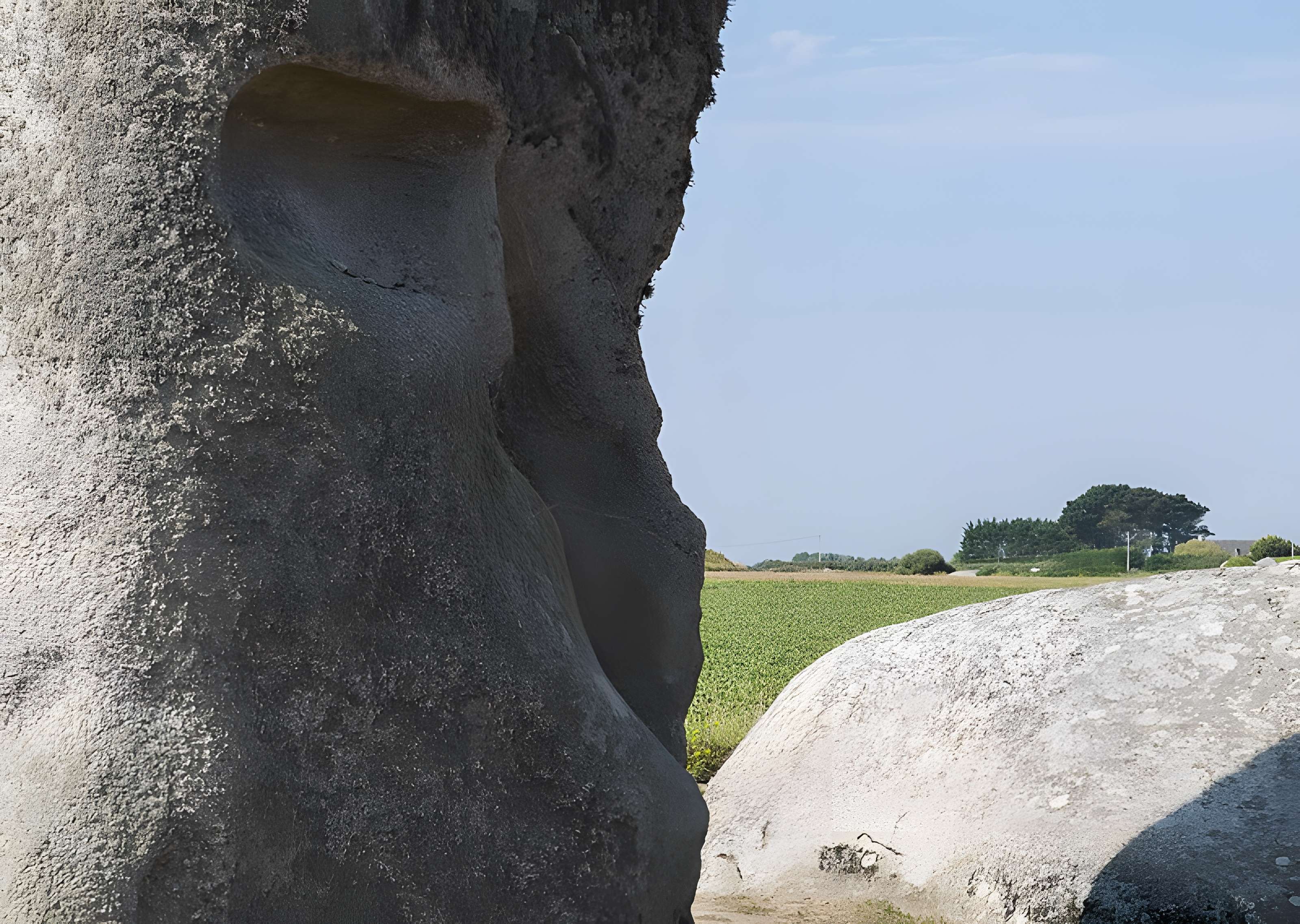 Menhir de Men Marz à Brignogan-Plages