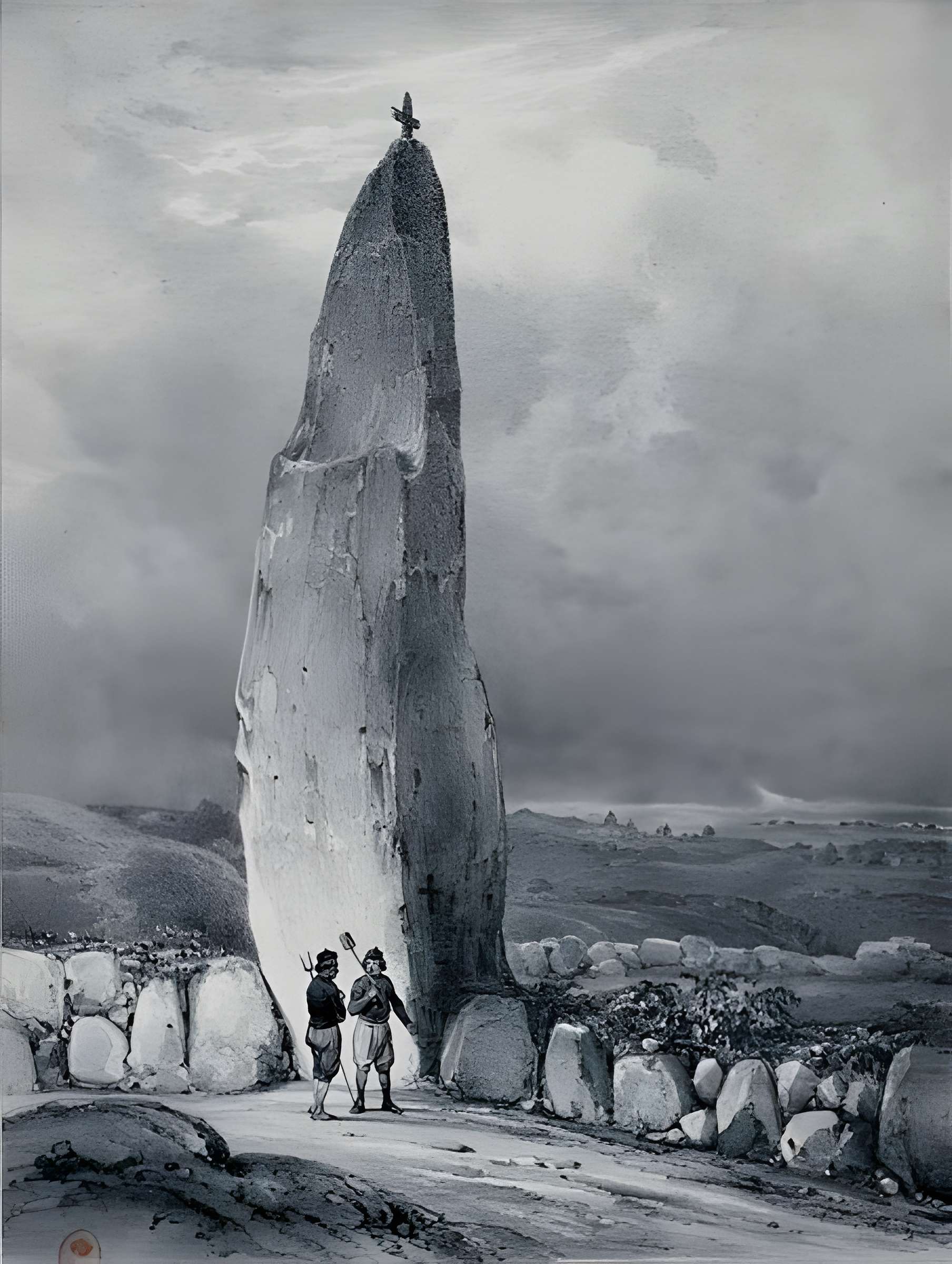 Menhir de Men Marz à Brignogan-Plages