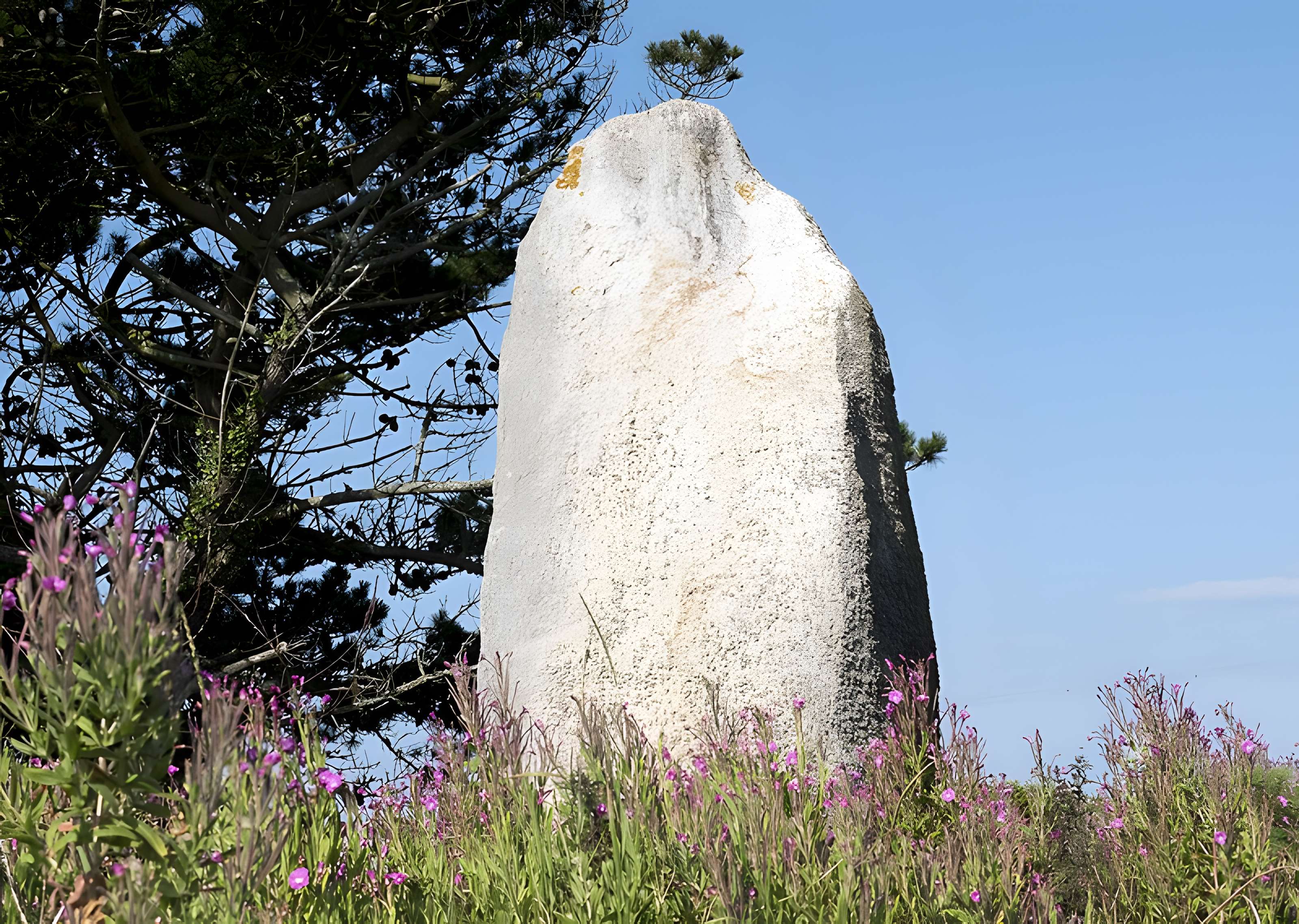 Menhir de Men Marz à Brignogan-Plages