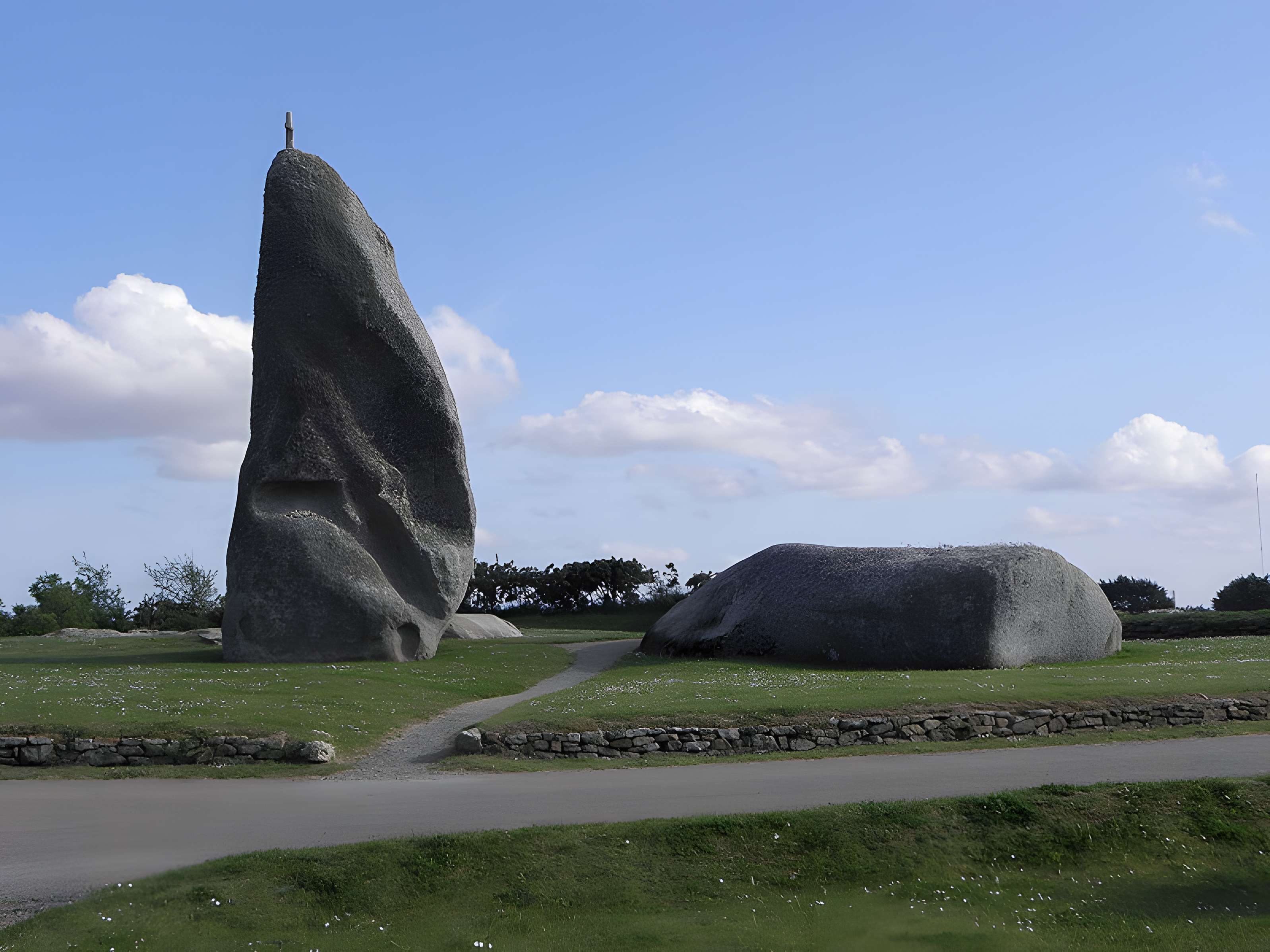 Menhir de Men Marz à Brignogan-Plages