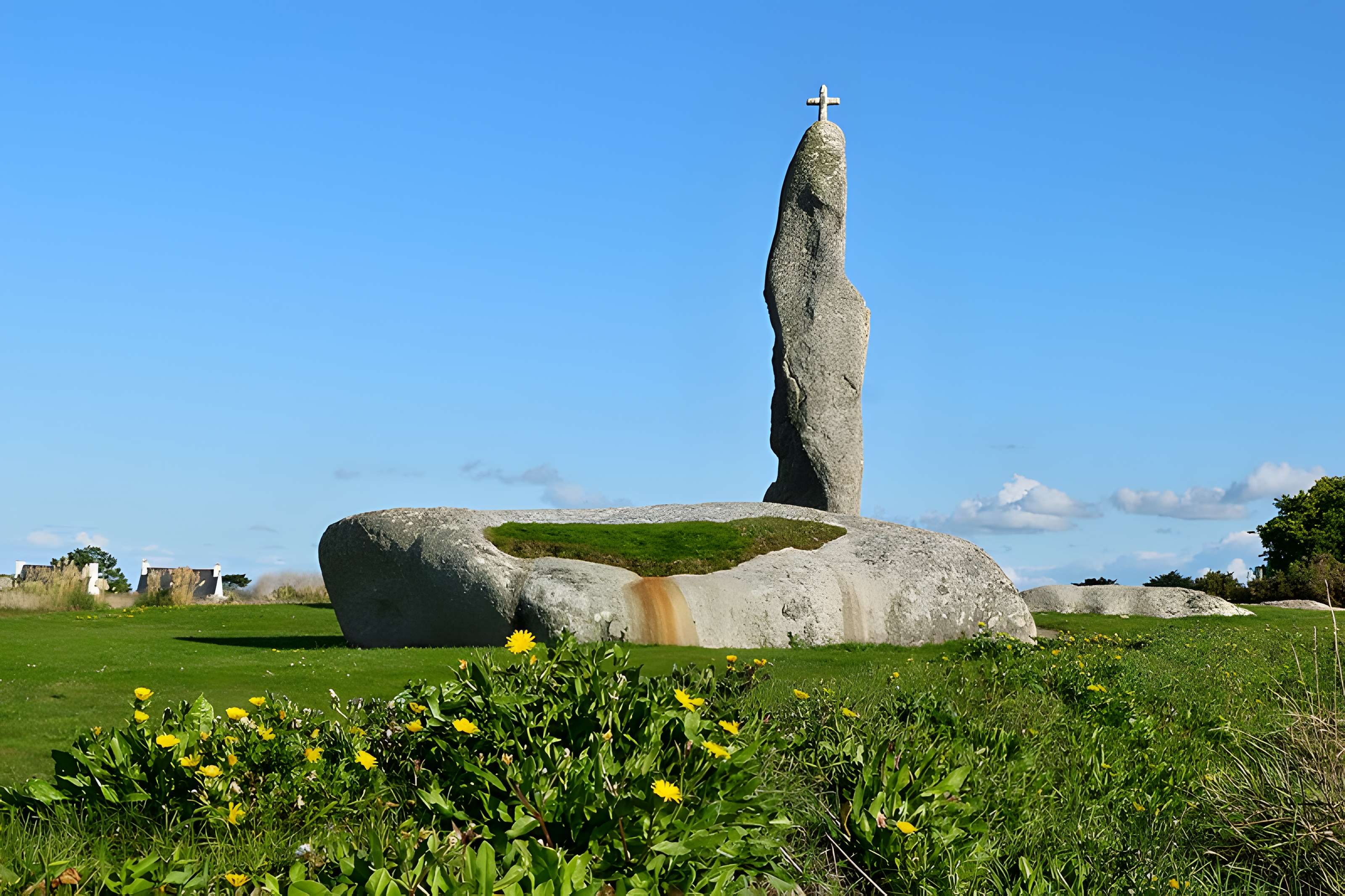 Menhir de Men Marz à Brignogan-Plages
