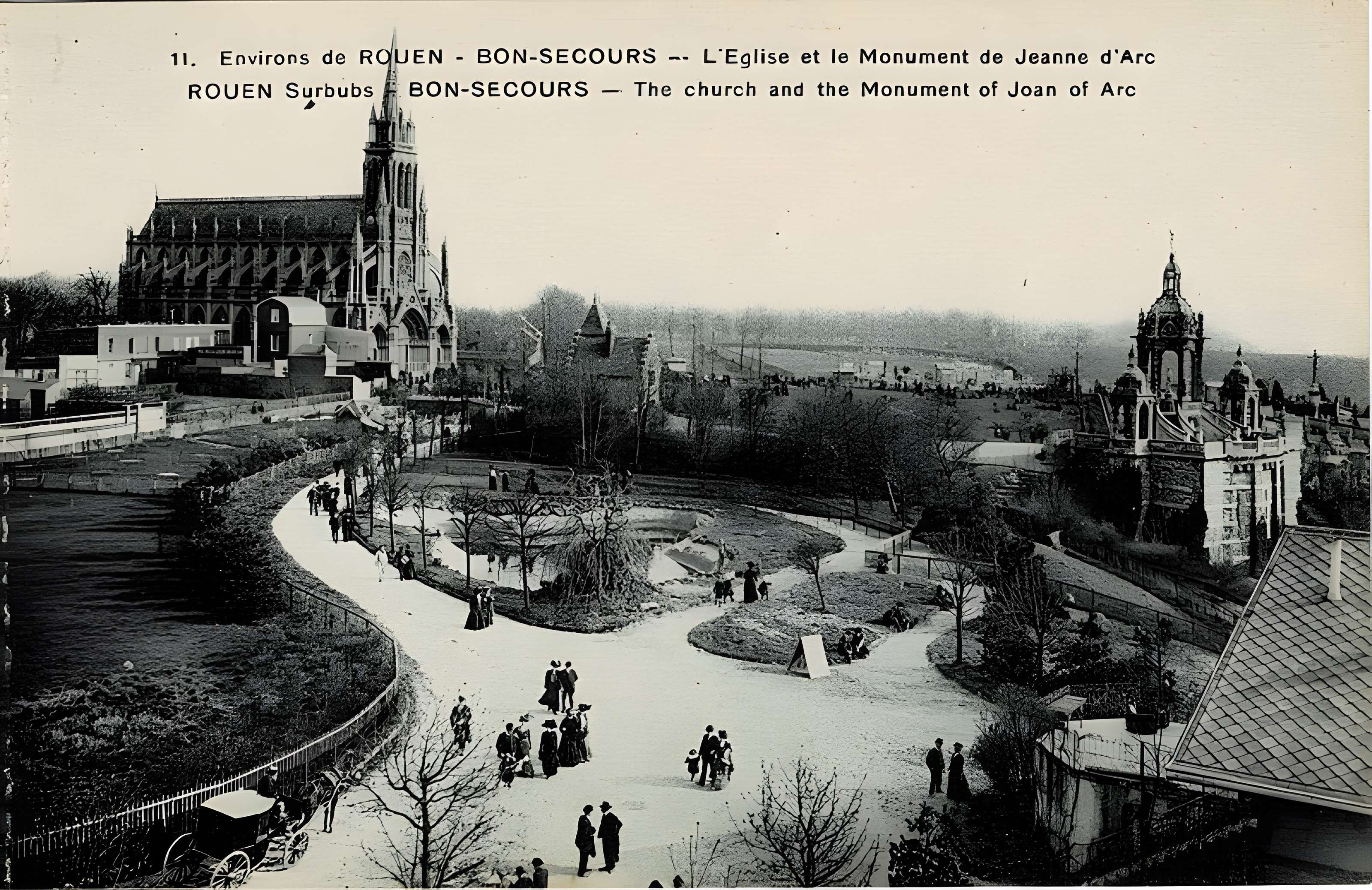 Monument à Jeanne d'Arc à Bonsecours