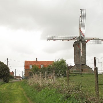 Moulin à vent de lHofland à Houtkerque