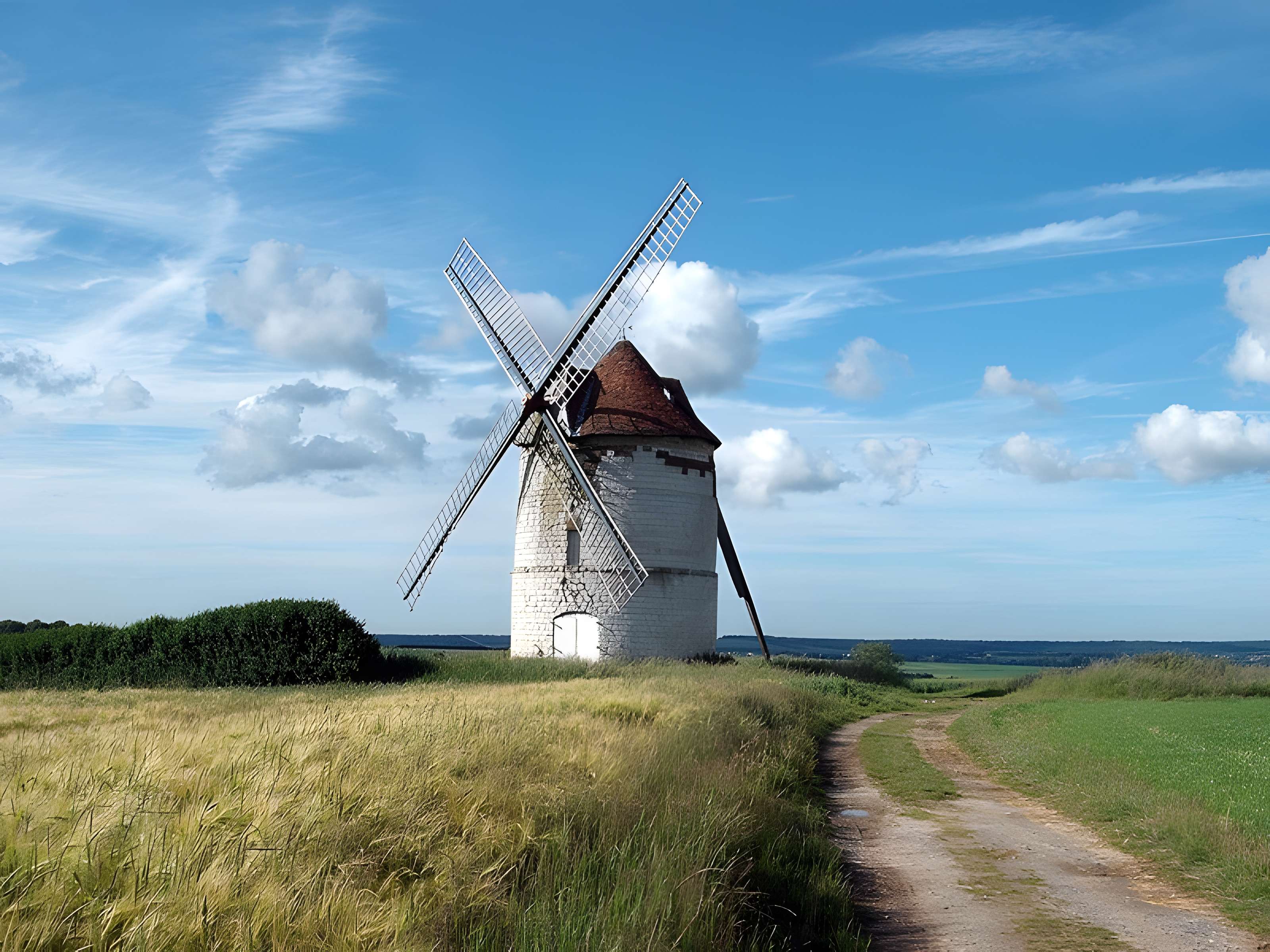 Moulin à vent de Nortbécourt à Mentque-Nortbécourt