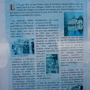 Moulin du Barrage à Porchères