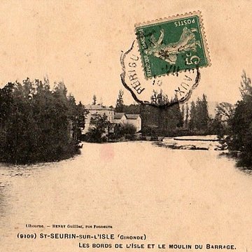 Moulin du Barrage à Porchères