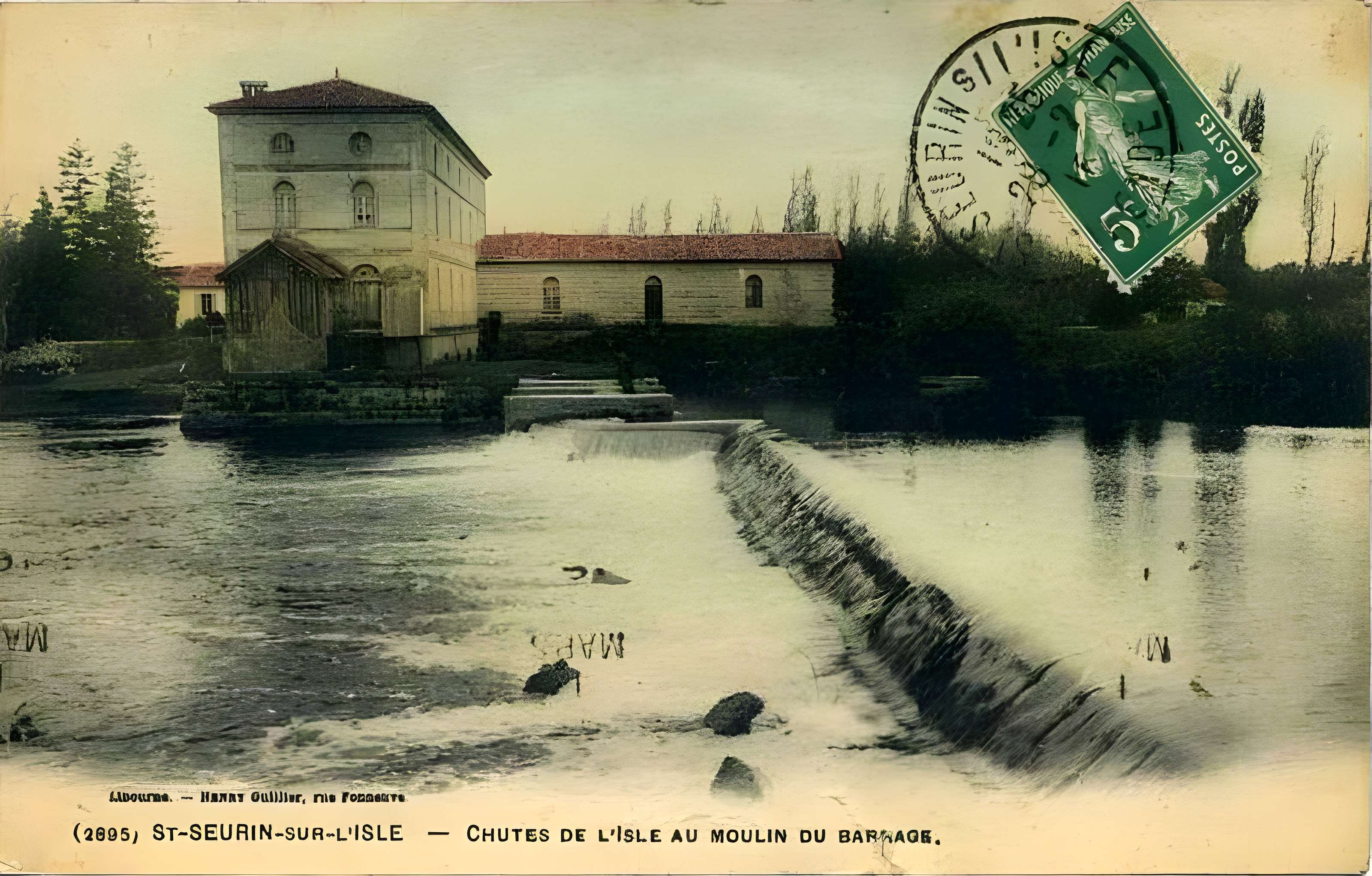 Moulin du Barrage à Porchères