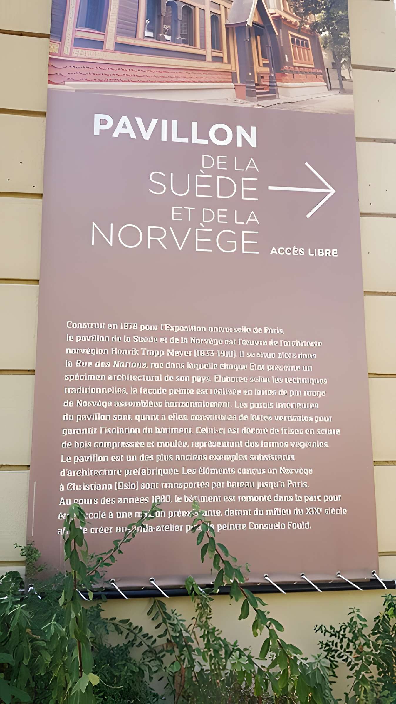 Pavillon de la Suède et de la Norvège à Courbevoie