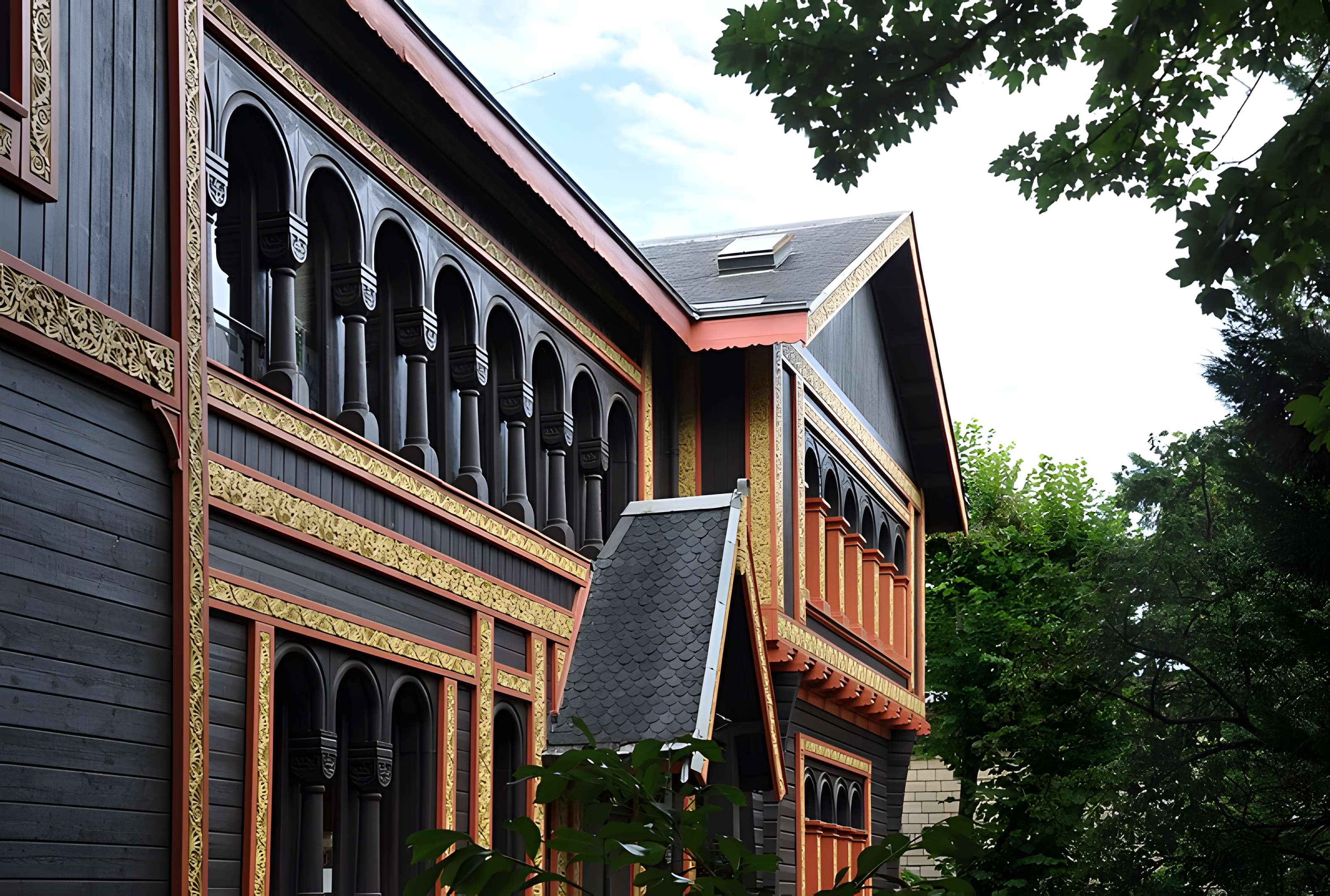 Pavillon de la Suède et de la Norvège à Courbevoie