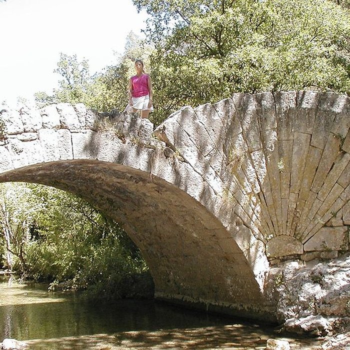 Photo de Pont à coquille sur lAigue-Brun de Bonnieux