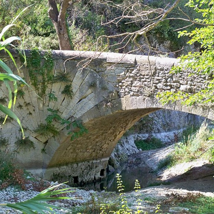 Photo de Pont à coquille sur lAigue-Brun de Lourmarin