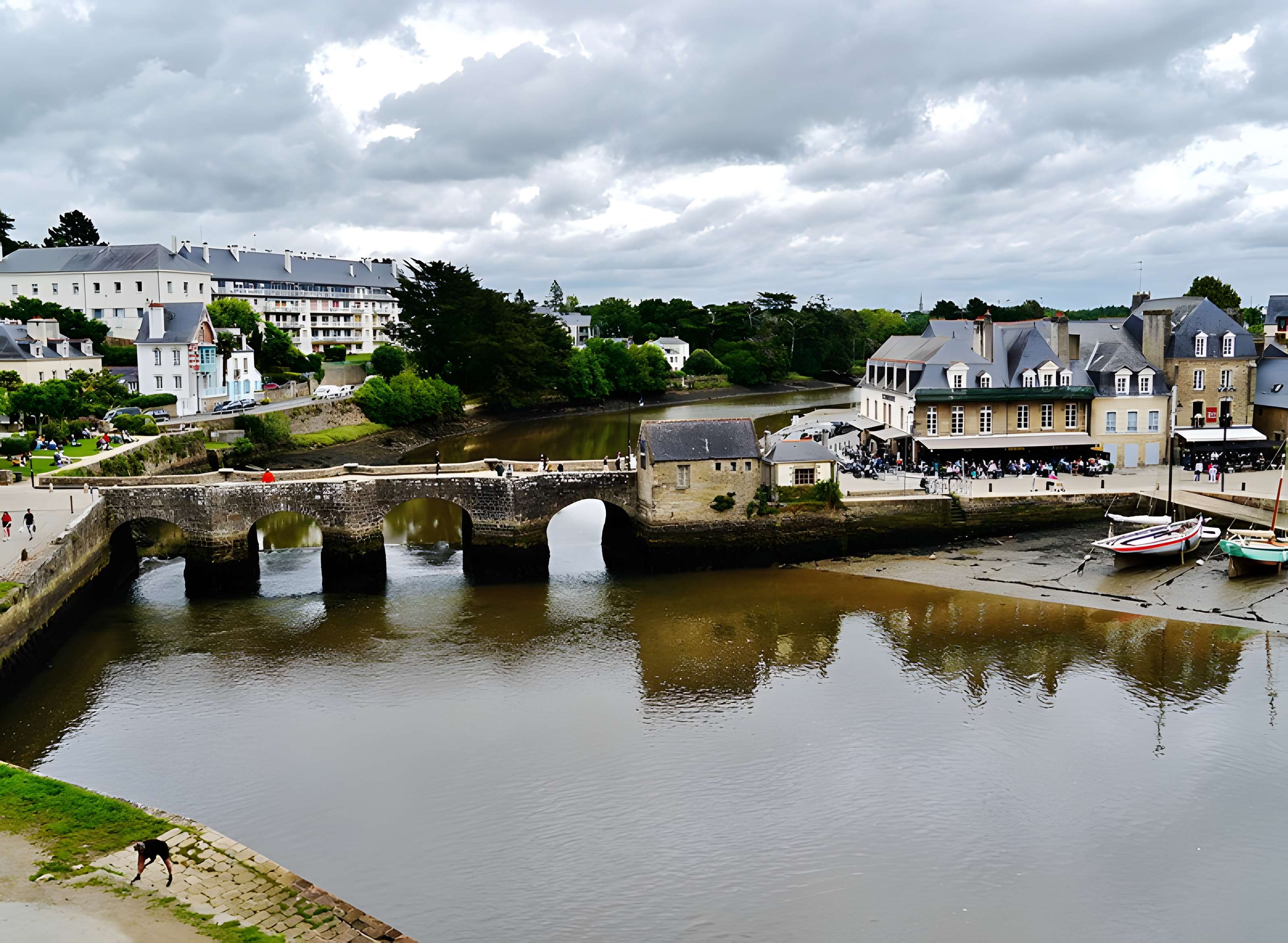Pont de Saint-Goustan à Auray