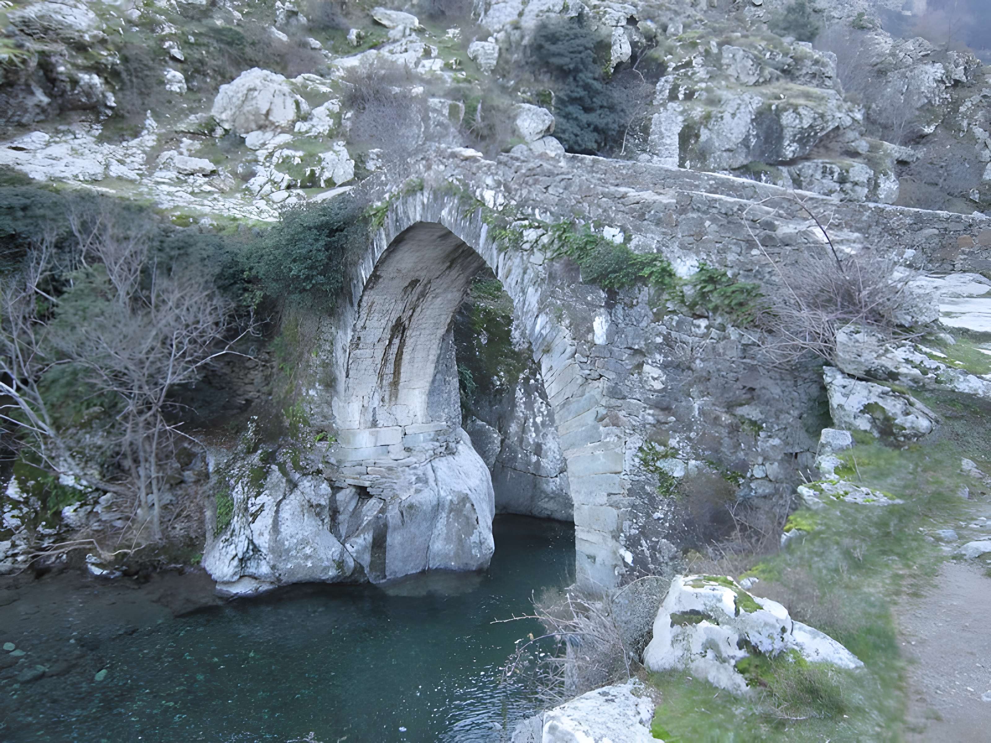 Pont génois d'Ascu à Asco