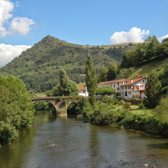 Photo de Pont Noblia sur la Nive à Bidarray