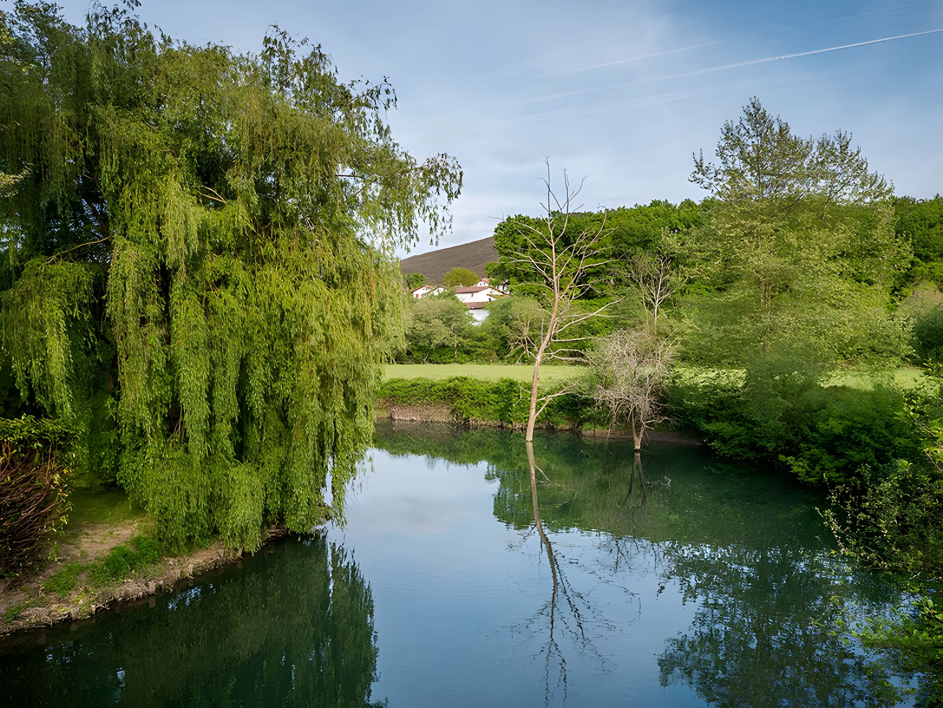 Pont romain sur la Nivelle à Ascain