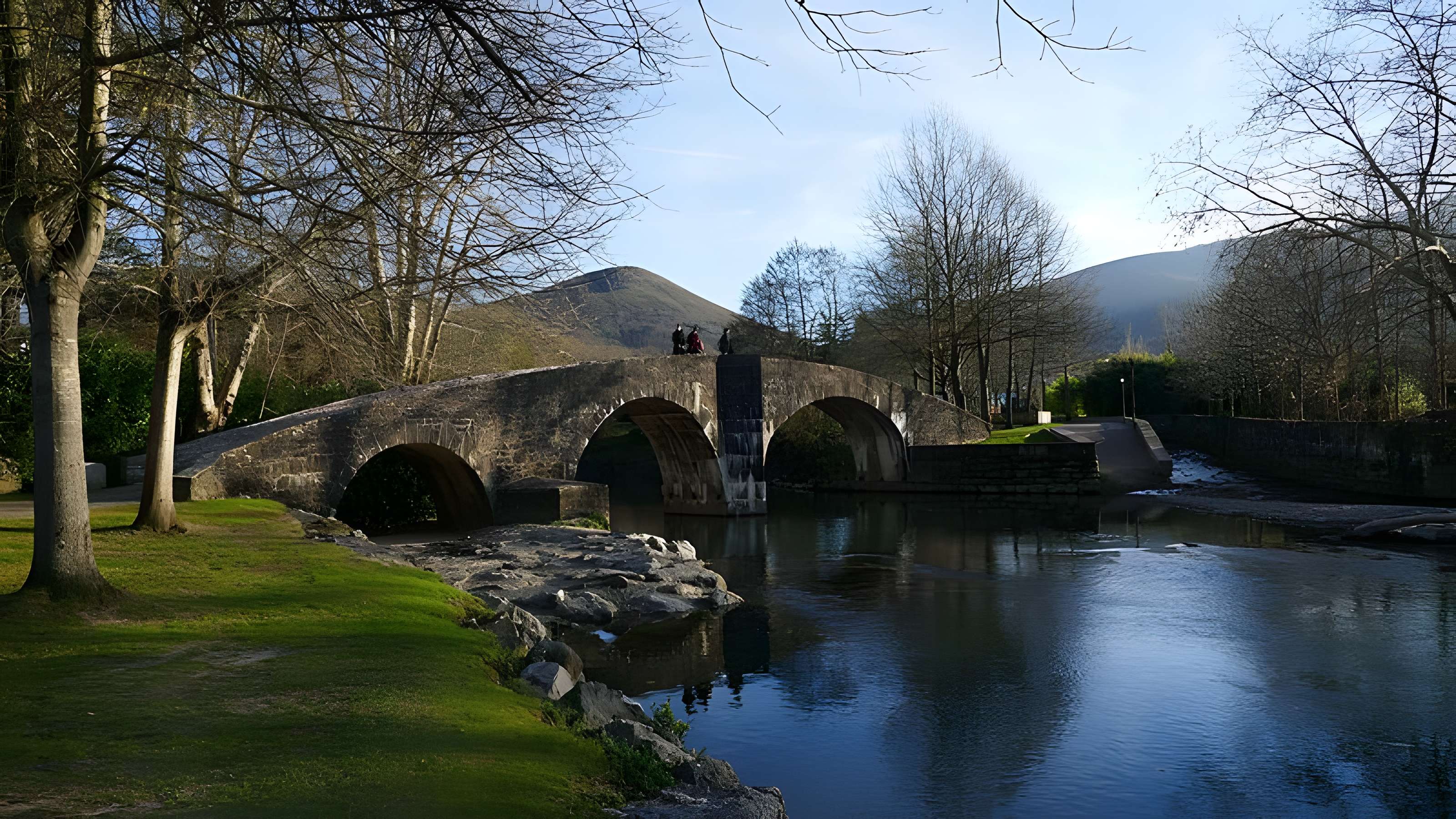 Pont romain sur la Nivelle à Ascain