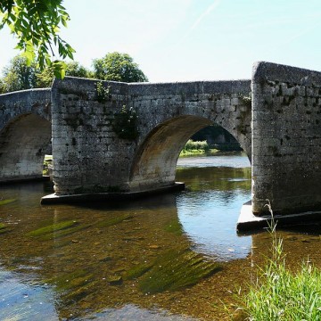 pont sur la dronne de bourdeilles