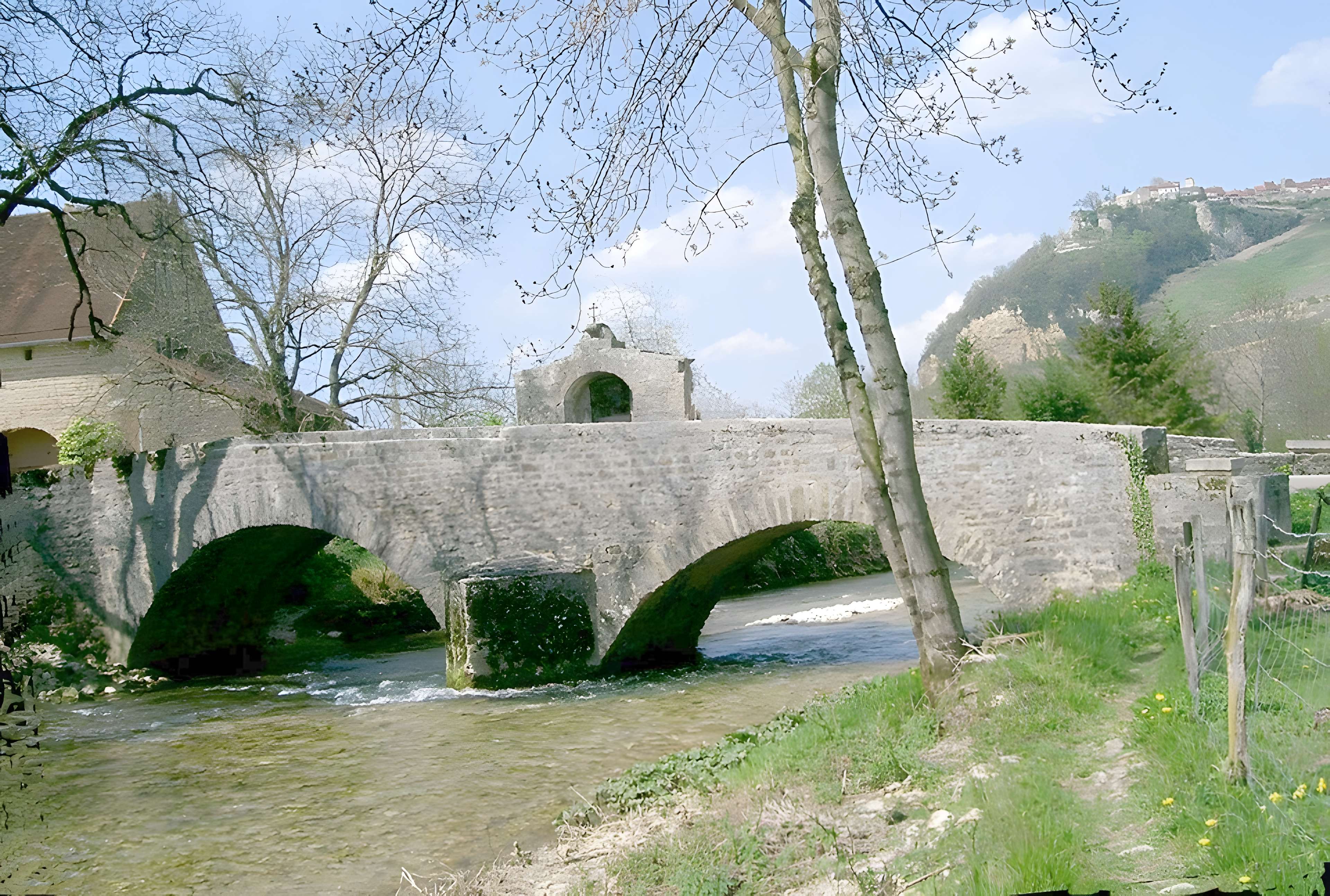 Pont sur la Seille à Nevy-sur-Seille
