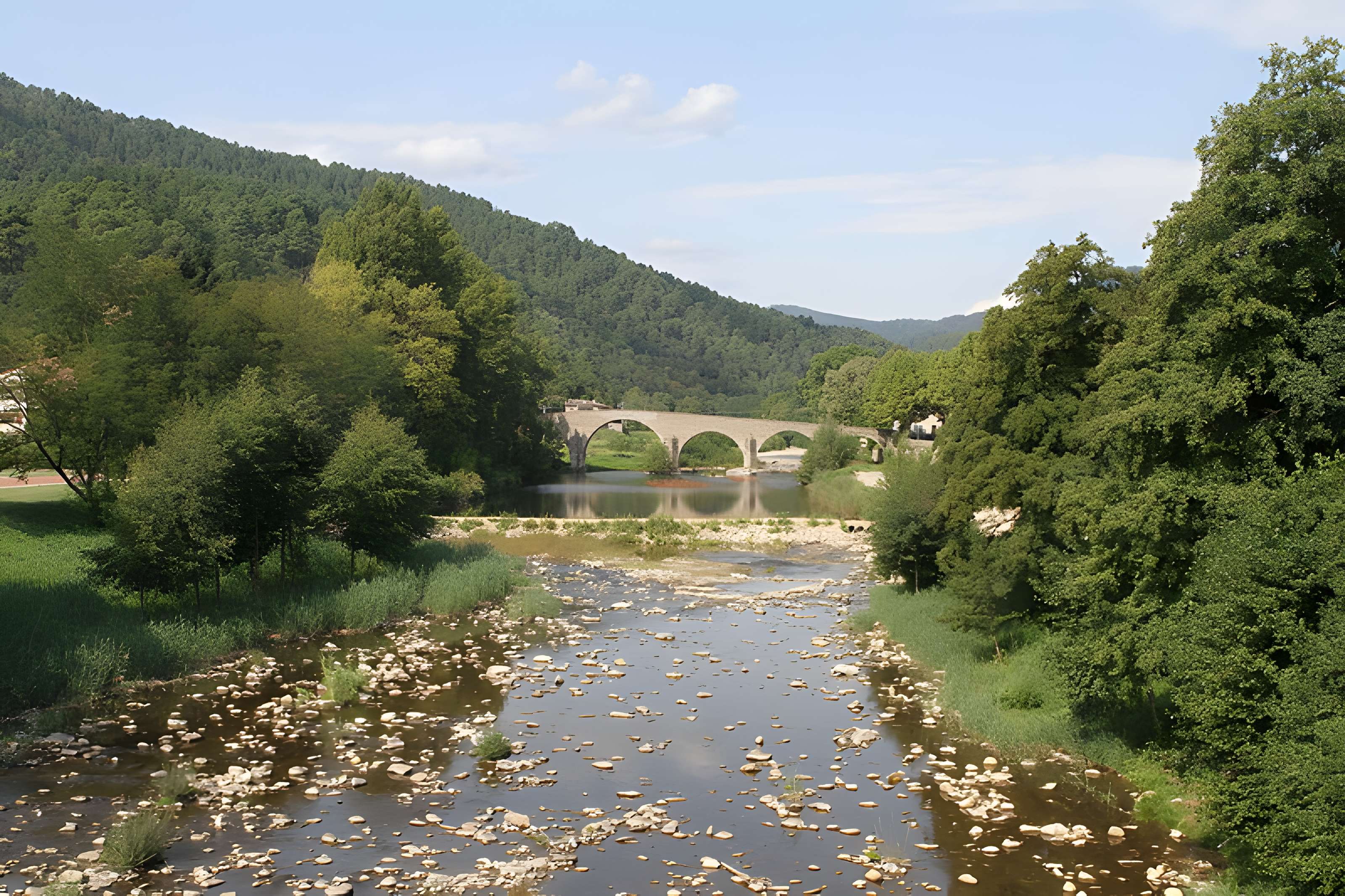 Pont sur le Gardon à Saint-Jean-du-Gard