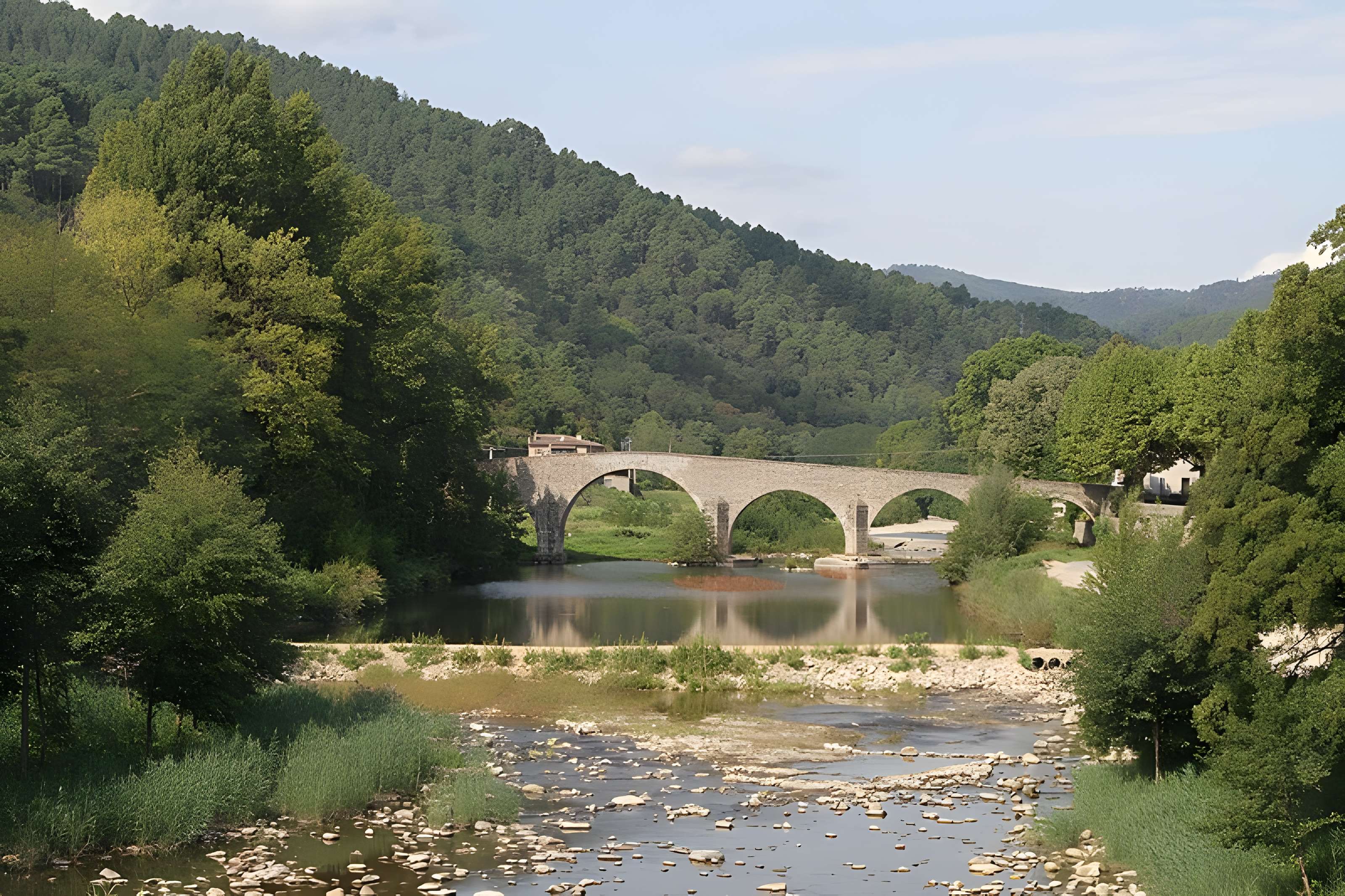 Pont sur le Gardon à Saint-Jean-du-Gard
