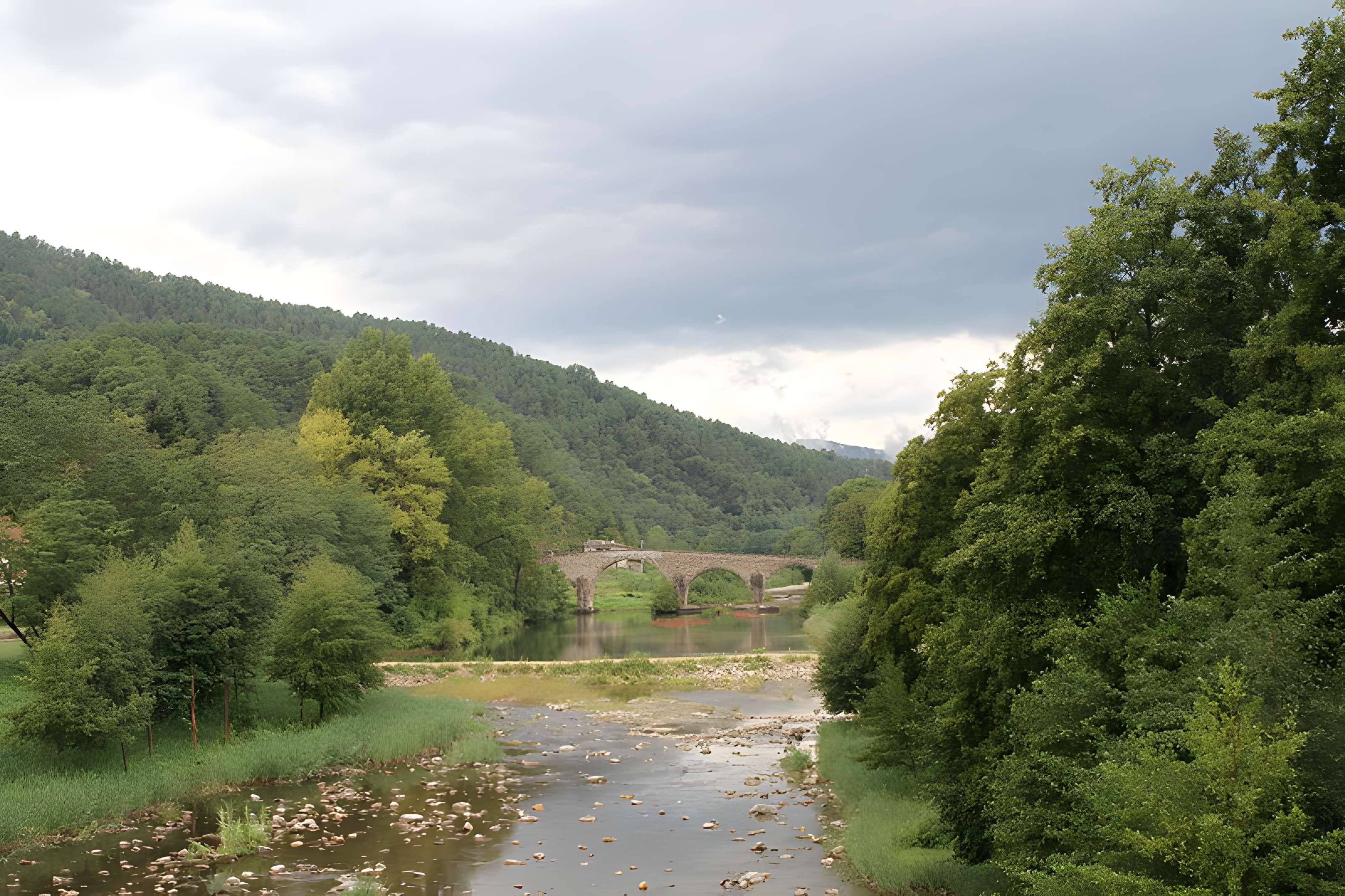 Pont sur le Gardon à Saint-Jean-du-Gard
