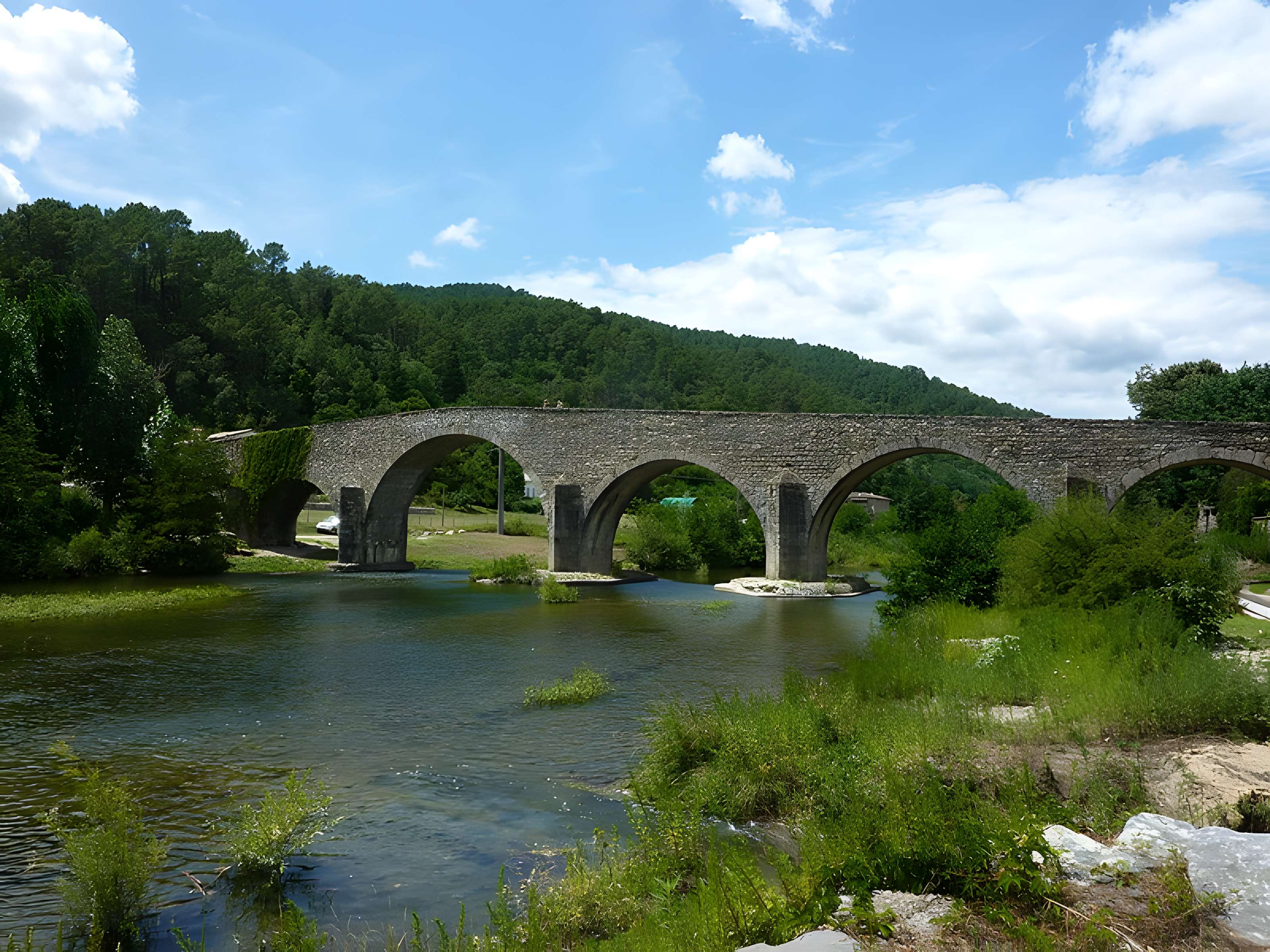 Pont sur le Gardon à Saint-Jean-du-Gard