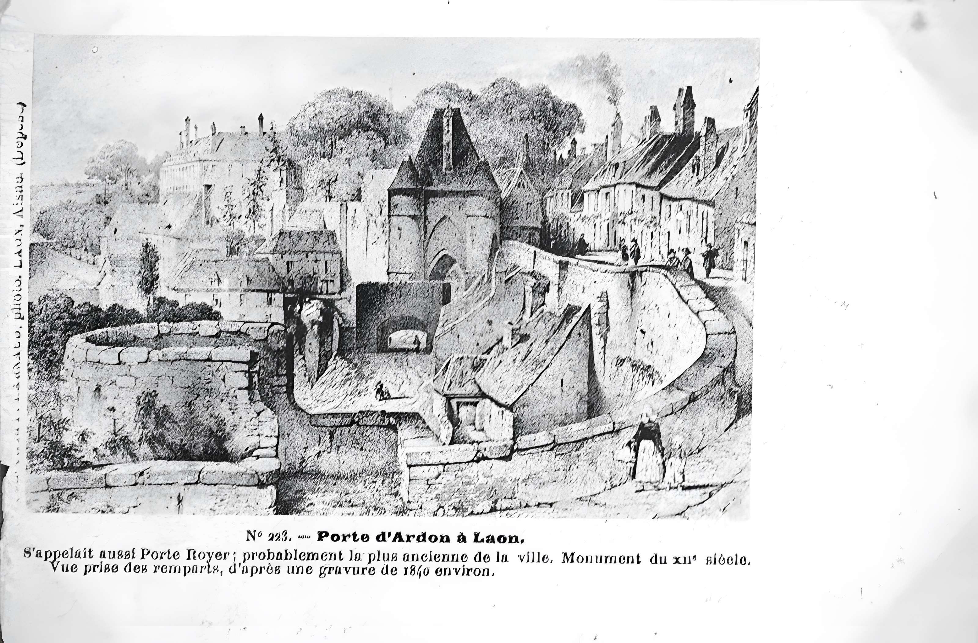 Porte d'Ardon à Laon