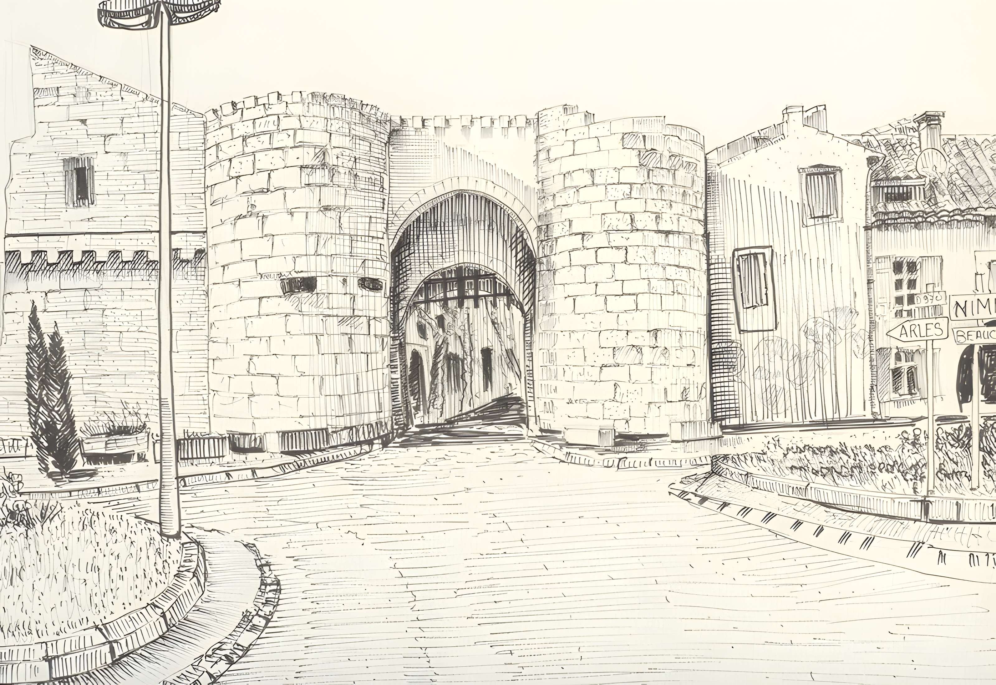 Porte de la Condamine de Tarascon