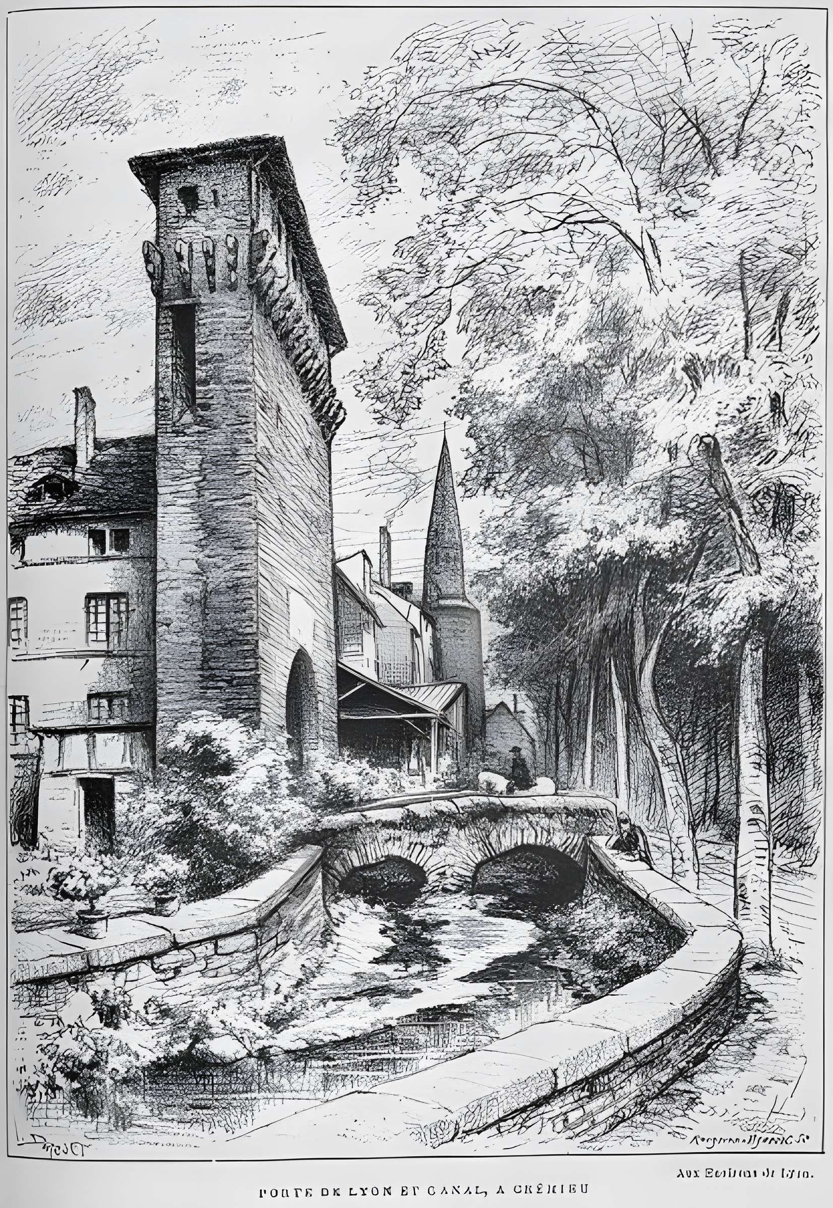 Porte de Lyon à Crémieu